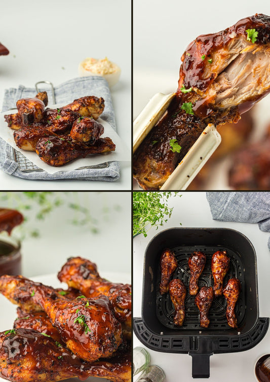 Air Fryer BBQ Chicken Drumsticks (PLR)