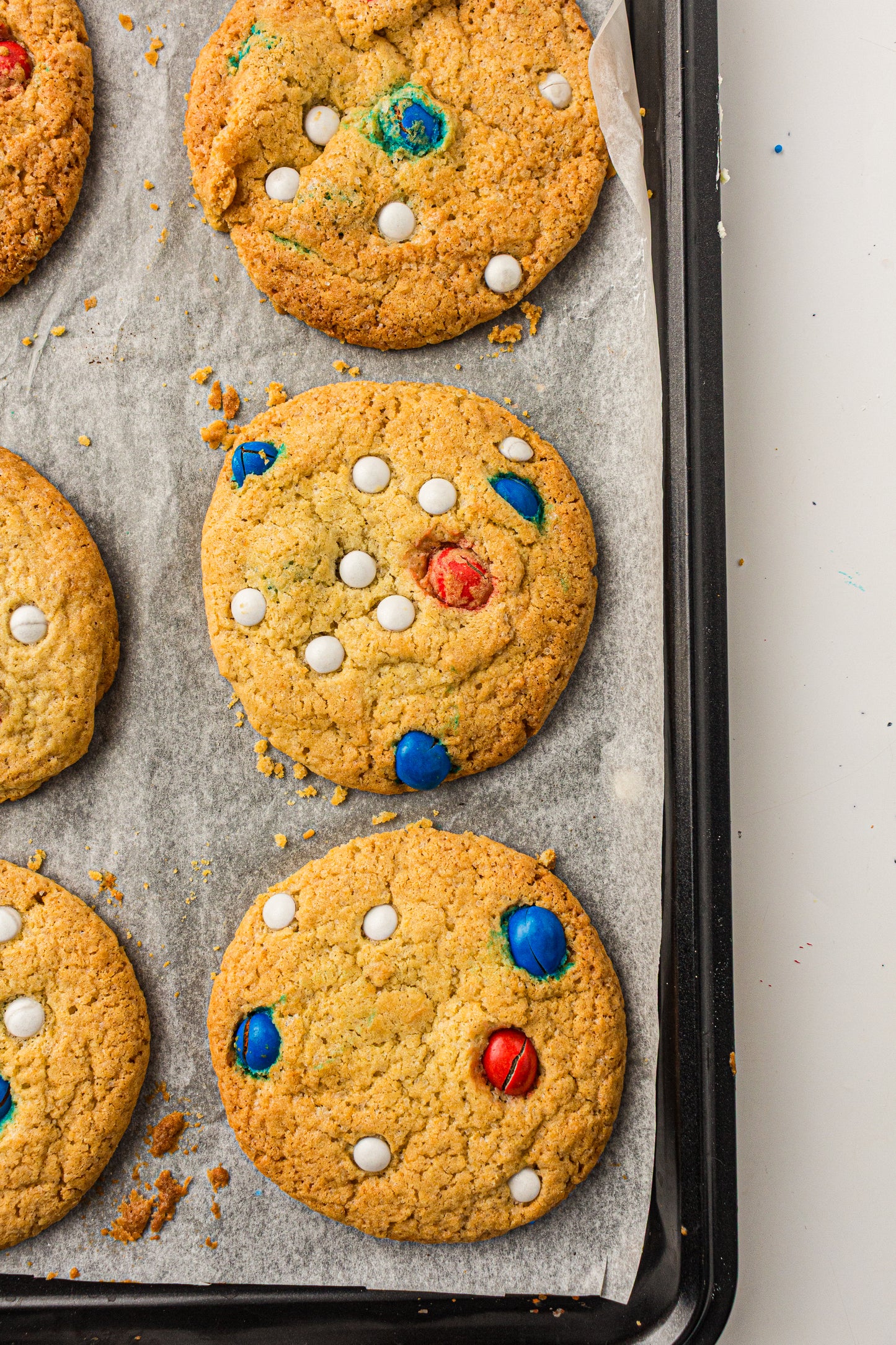 Red, White & Blue M&M Cookies – PLR Recipe