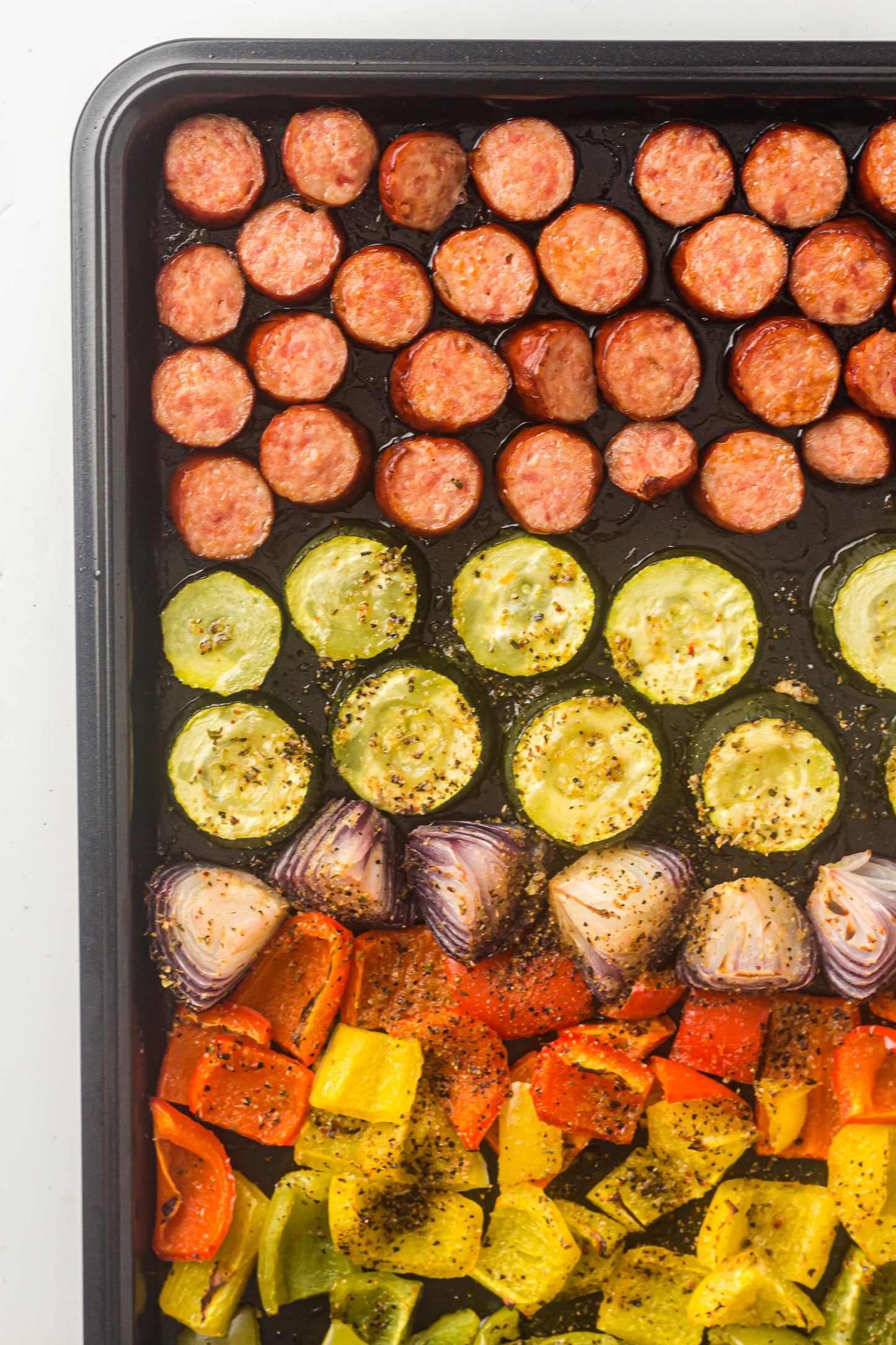 PLR Sheet Pan Sausage and Vegetables