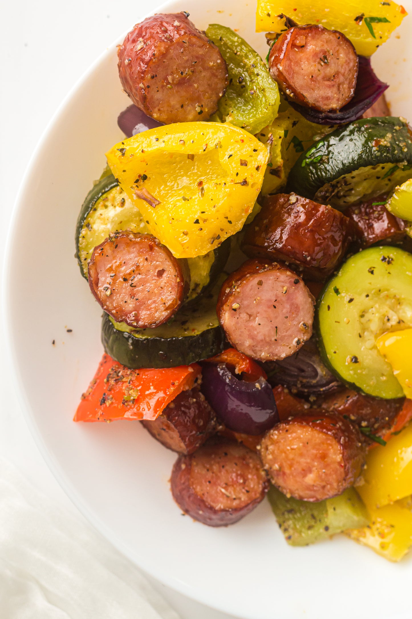 PLR Sheet Pan Sausage and Vegetables