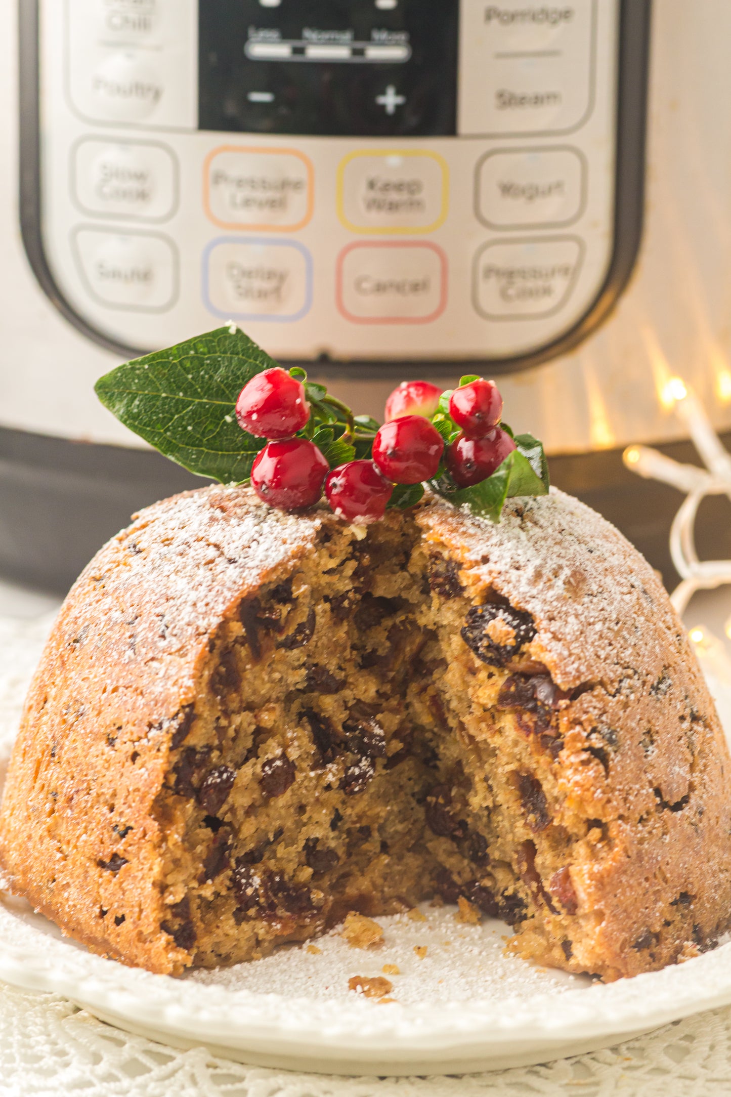 Instant Pot Figgy Pudding