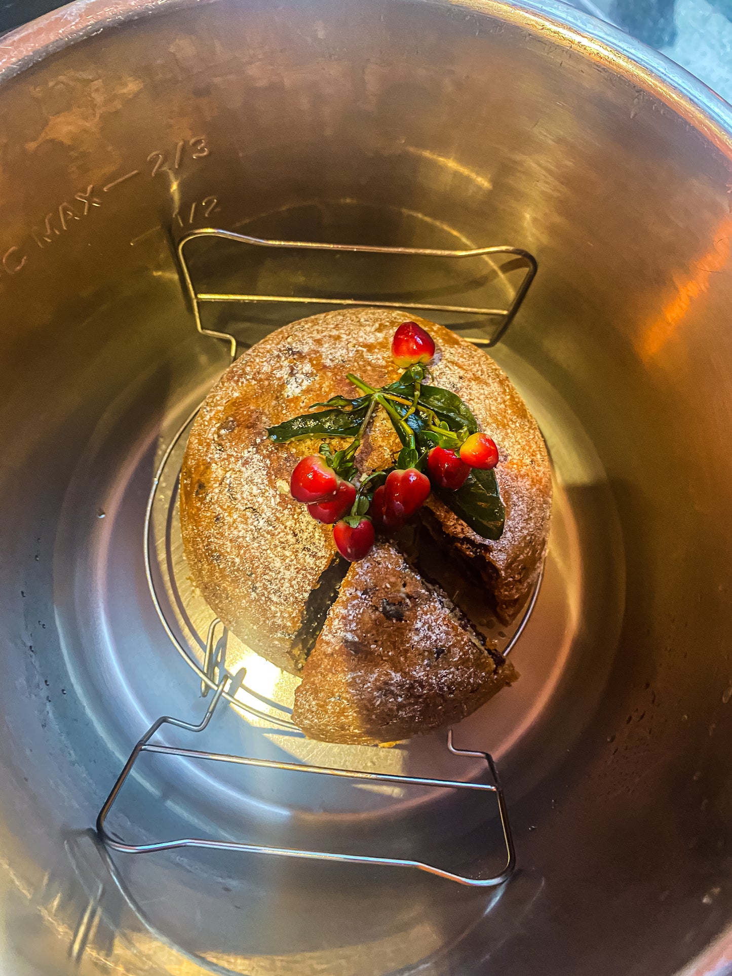 Instant Pot Figgy Pudding