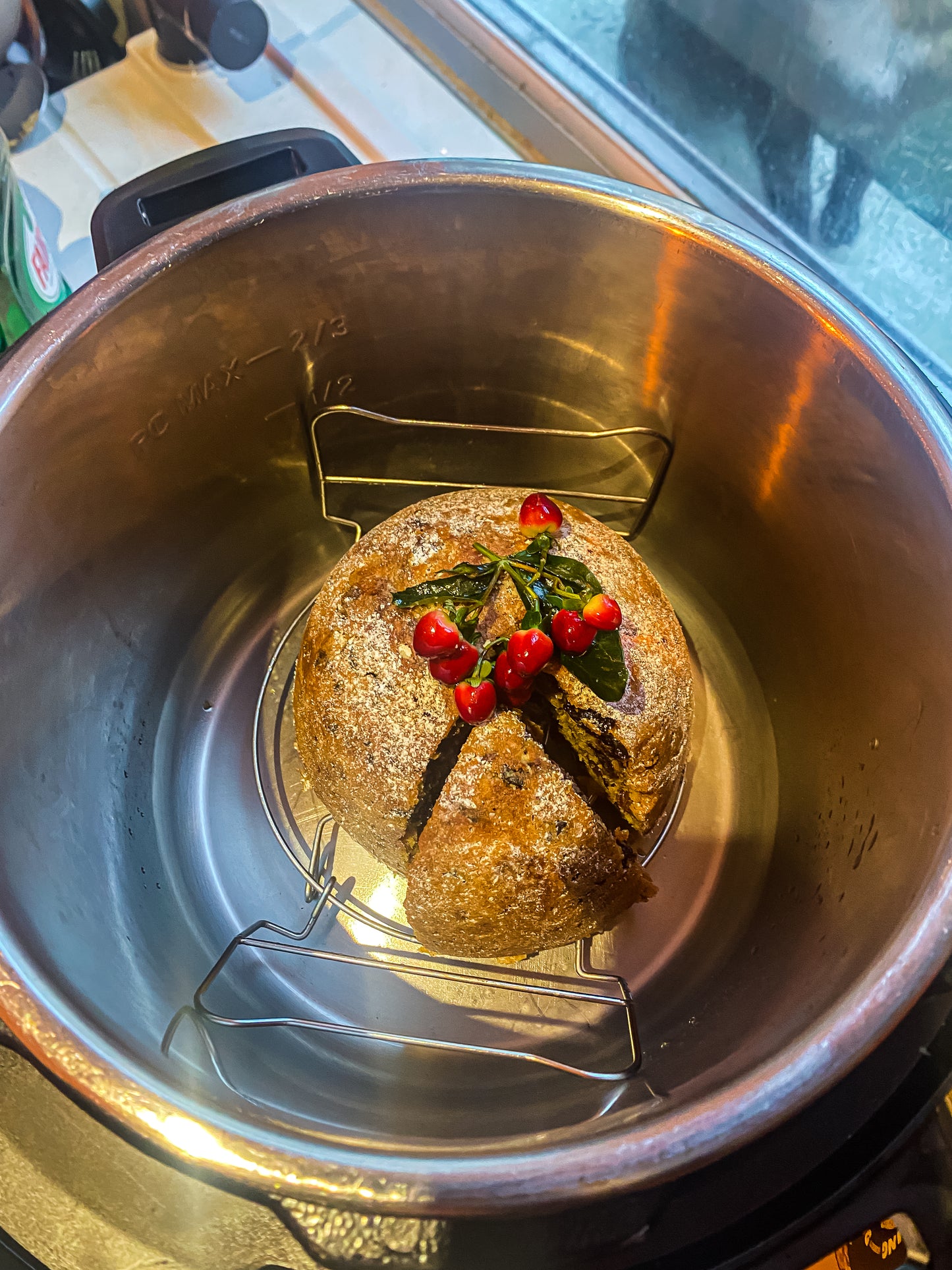 Instant Pot Figgy Pudding