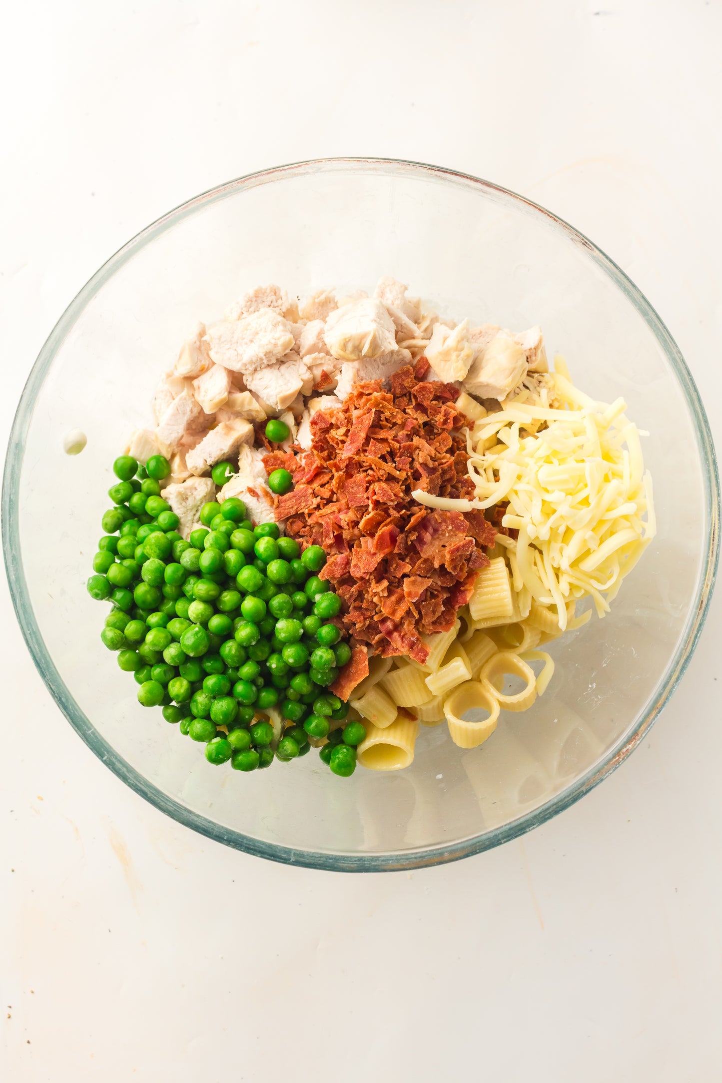 PLR Chicken Pasta Salad with Bacon and Peas