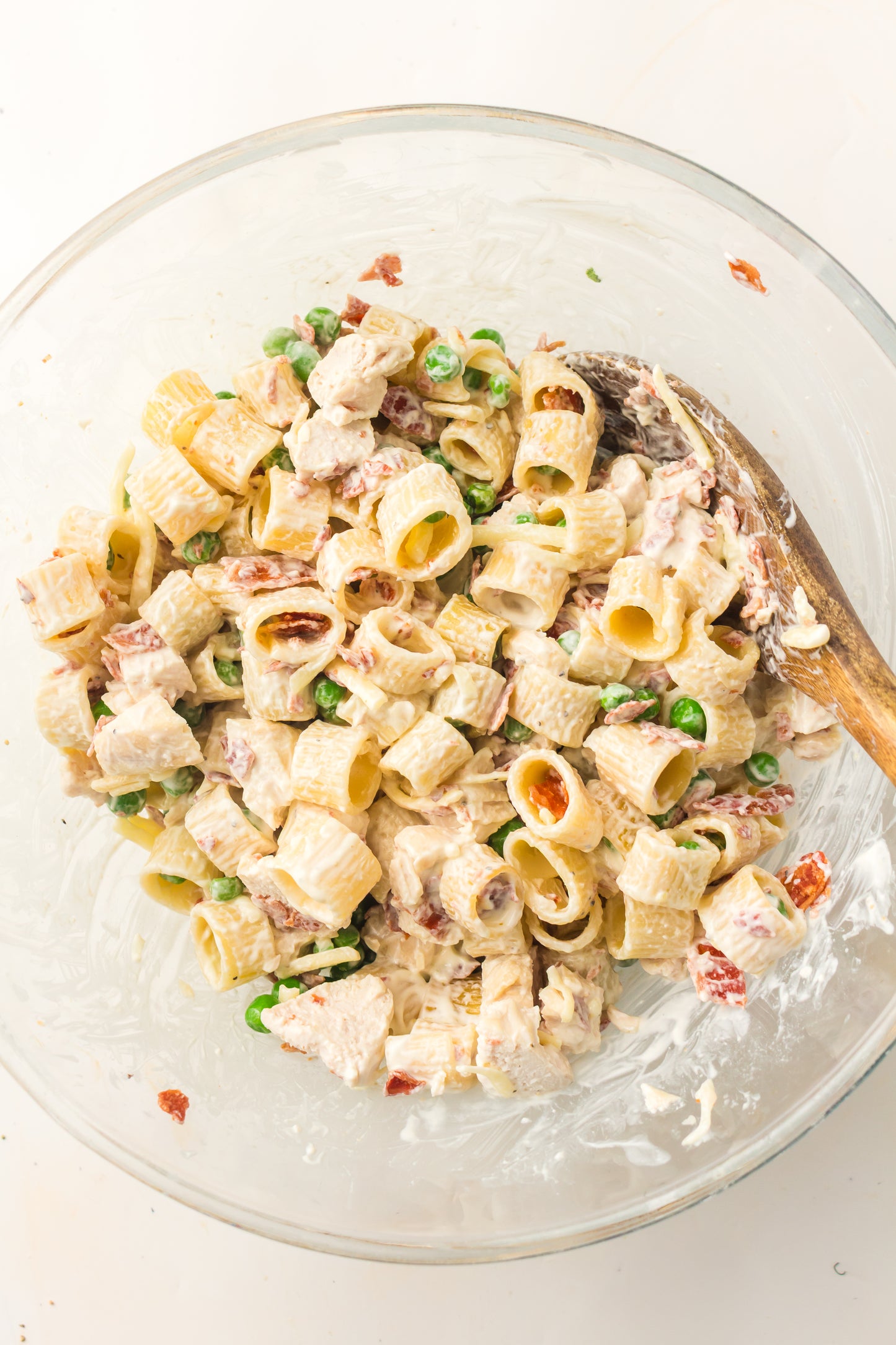 PLR Chicken Pasta Salad with Bacon and Peas
