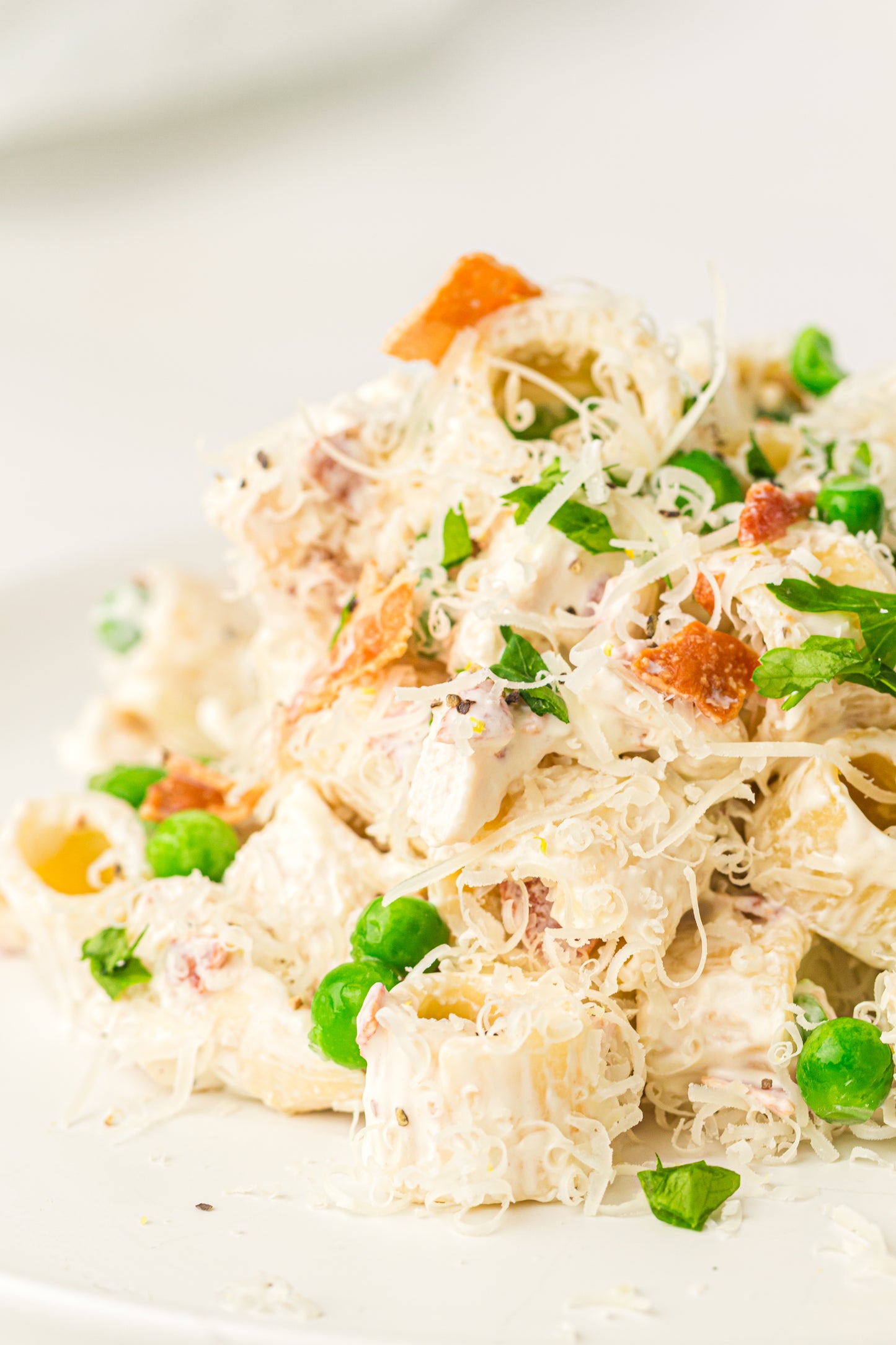 PLR Chicken Pasta Salad with Bacon and Peas