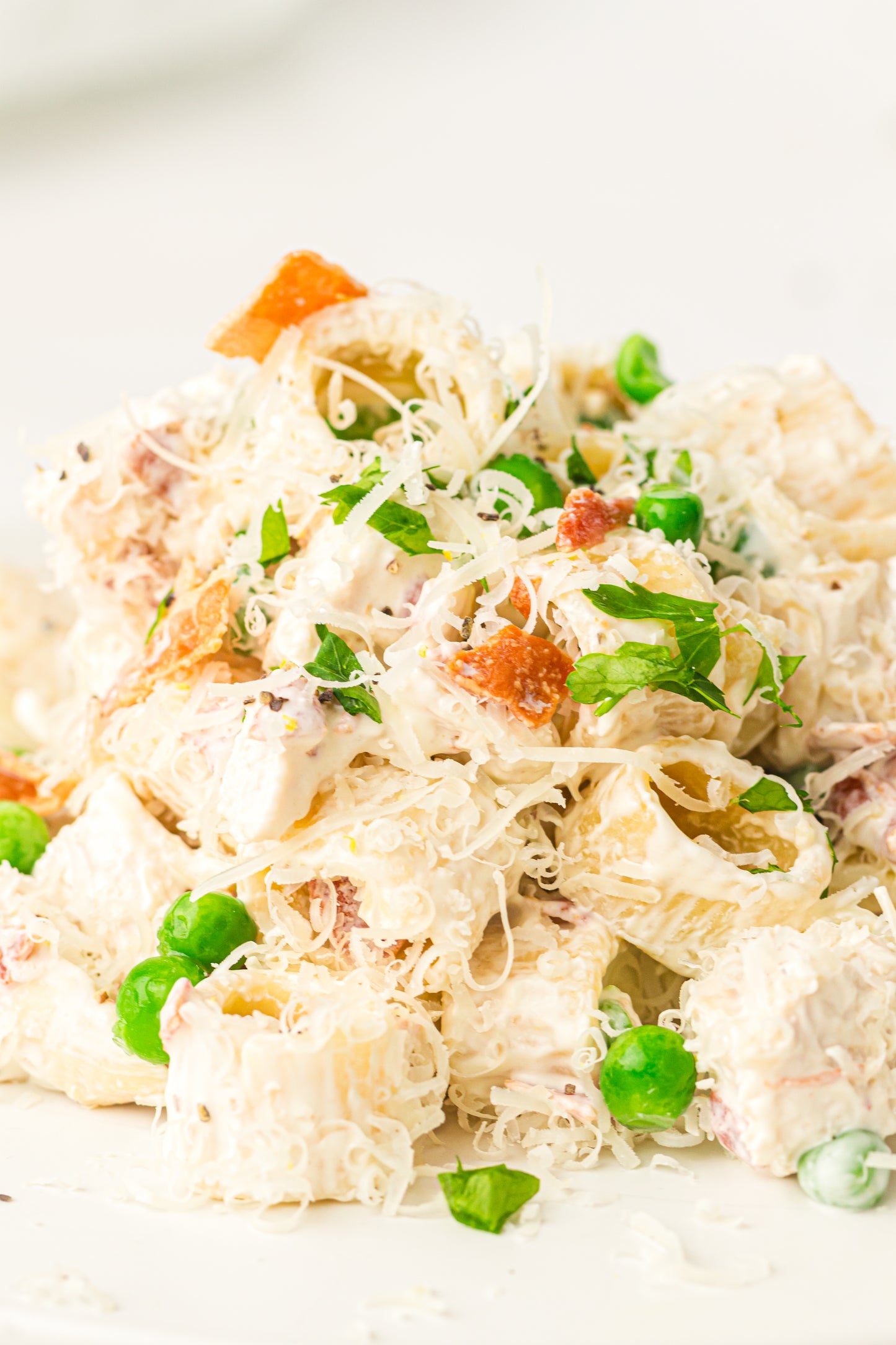 PLR Chicken Pasta Salad with Bacon and Peas