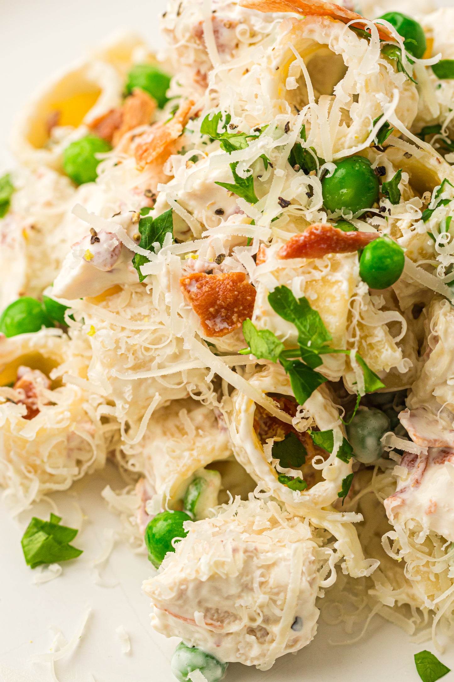 PLR Chicken Pasta Salad with Bacon and Peas