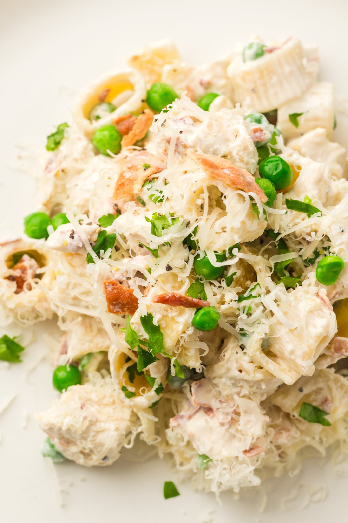 PLR Chicken Pasta Salad with Bacon and Peas