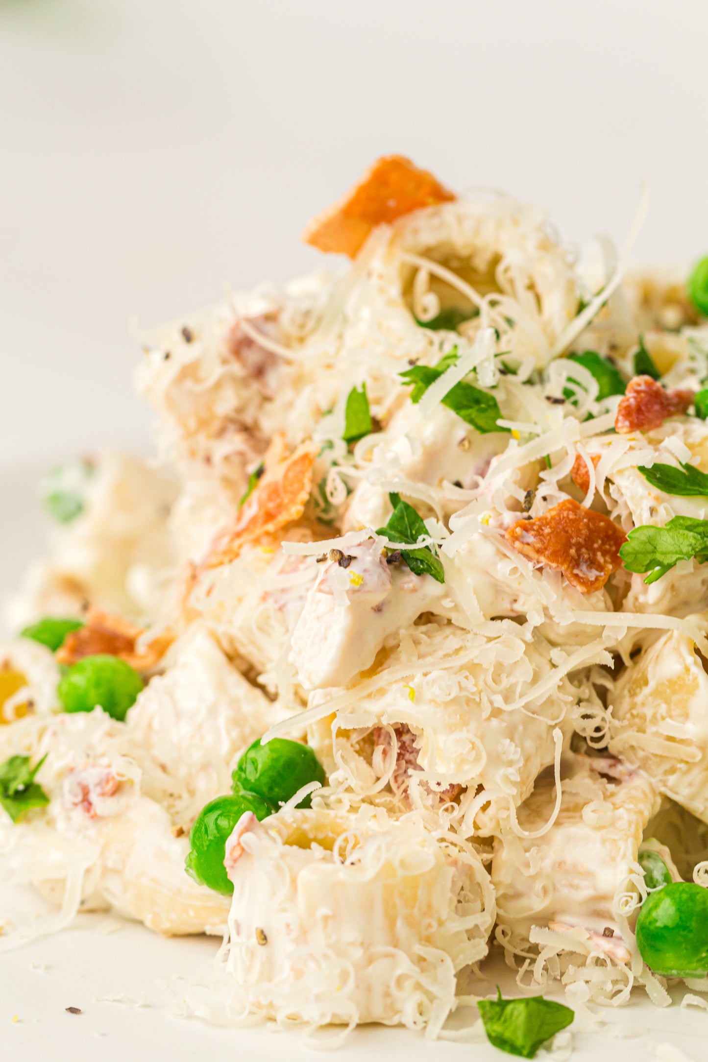 PLR Chicken Pasta Salad with Bacon and Peas