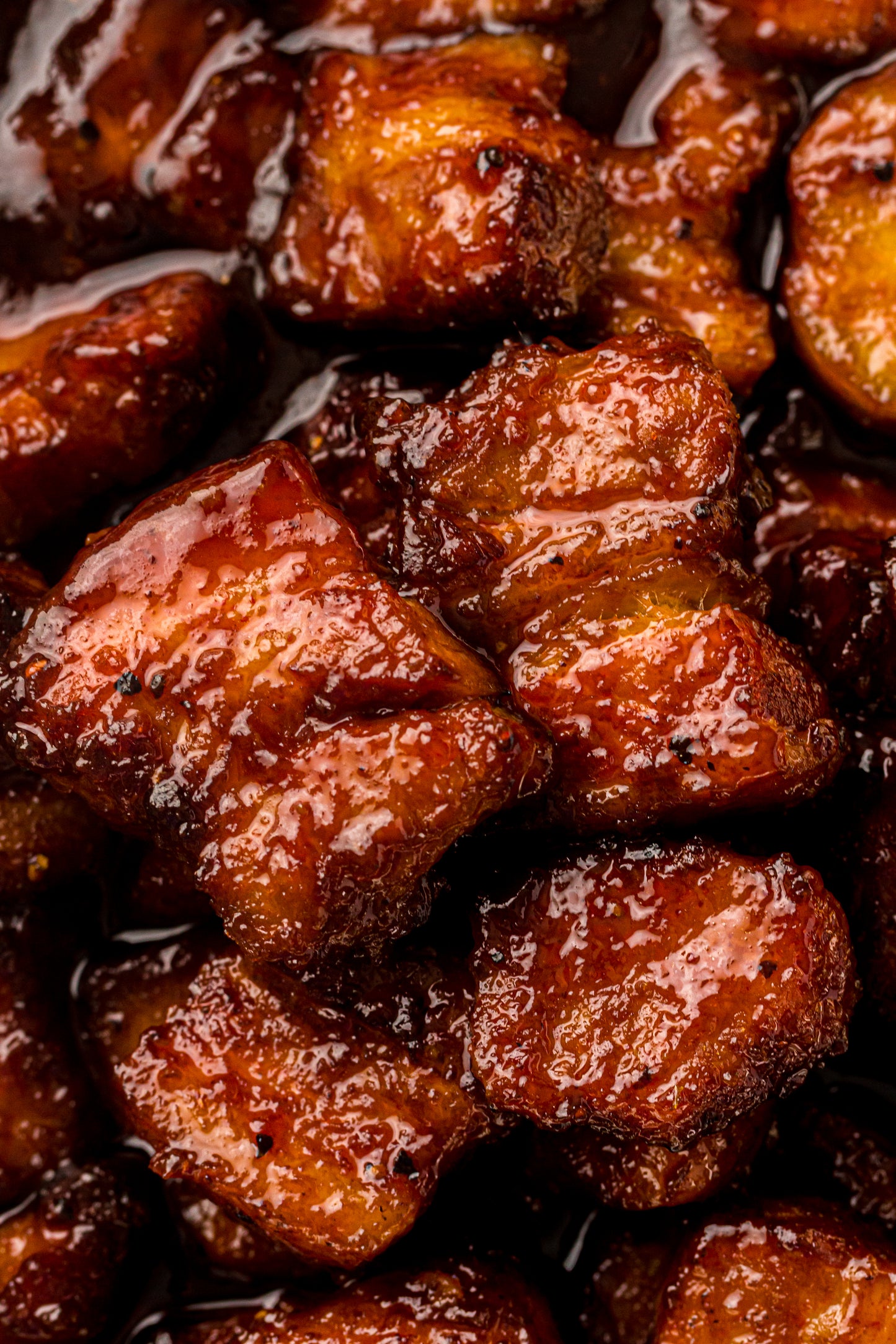 Smoked Pork Belly Burnt Ends