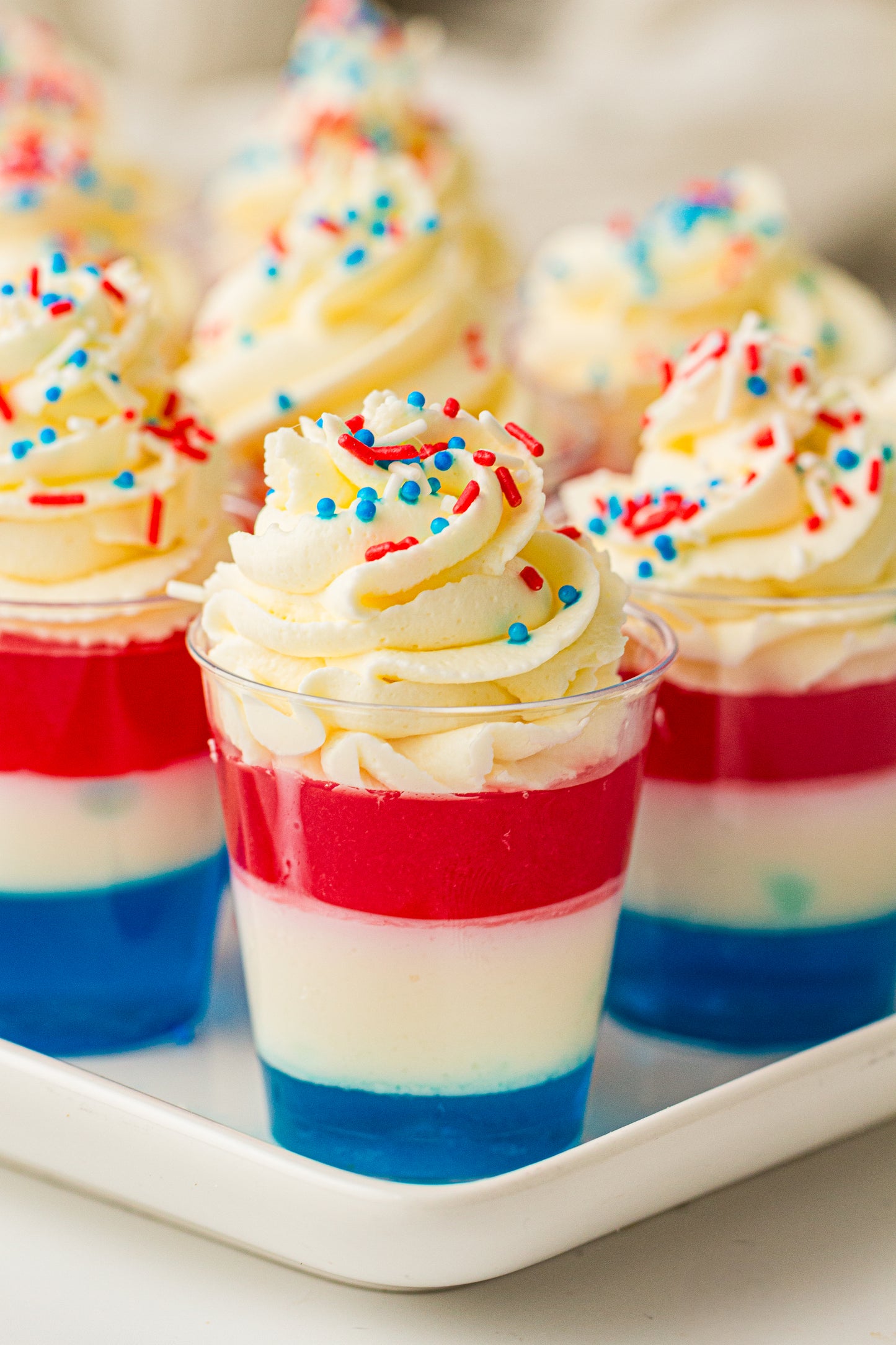 Red, White & Blue Jello Cups (Kid Friendly) – PLR Recipe
