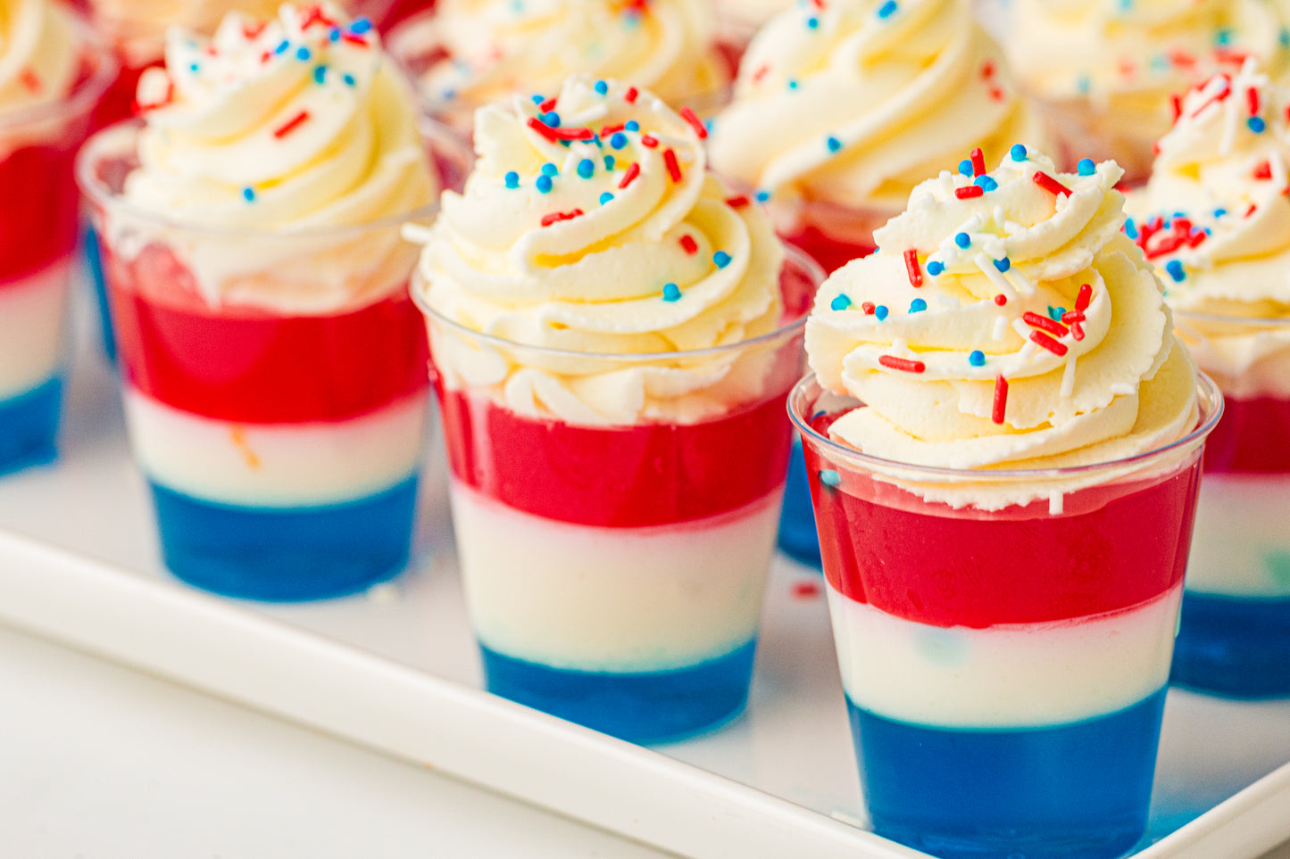 Red, White & Blue Jello Cups (Kid Friendly) – PLR Recipe