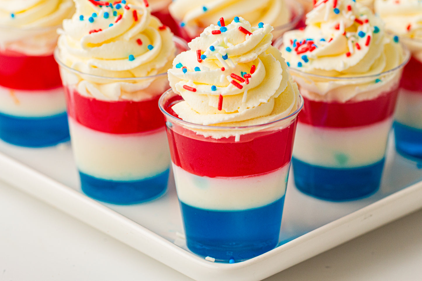 Red, White & Blue Jello Cups (Kid Friendly) – PLR Recipe