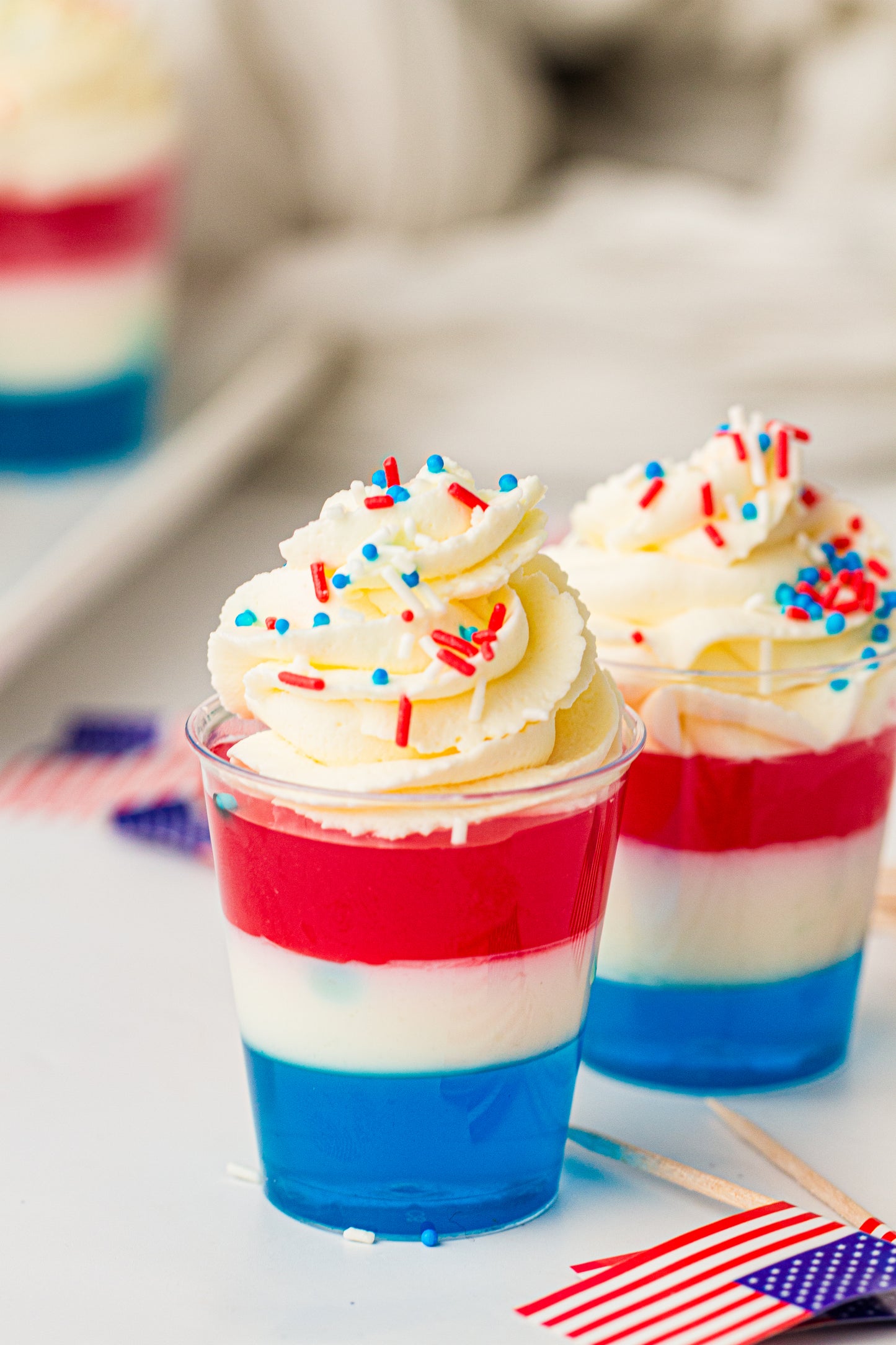 Red, White & Blue Jello Cups (Kid Friendly) – PLR Recipe