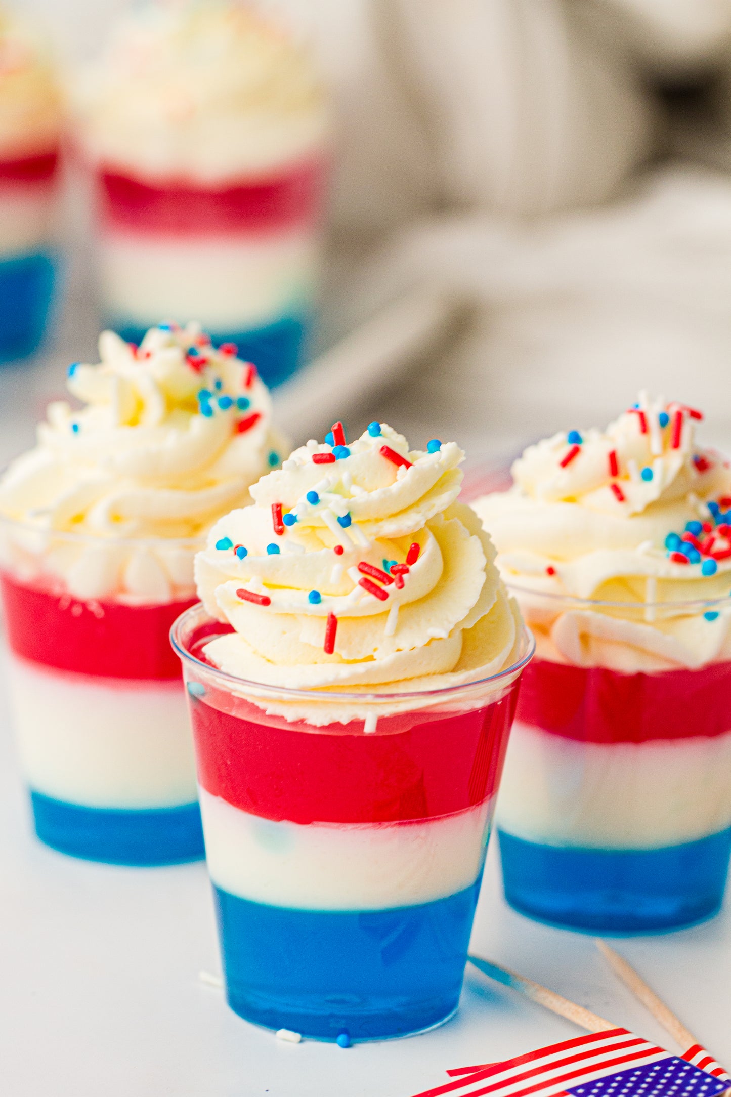 Red, White & Blue Jello Cups (Kid Friendly) – PLR Recipe
