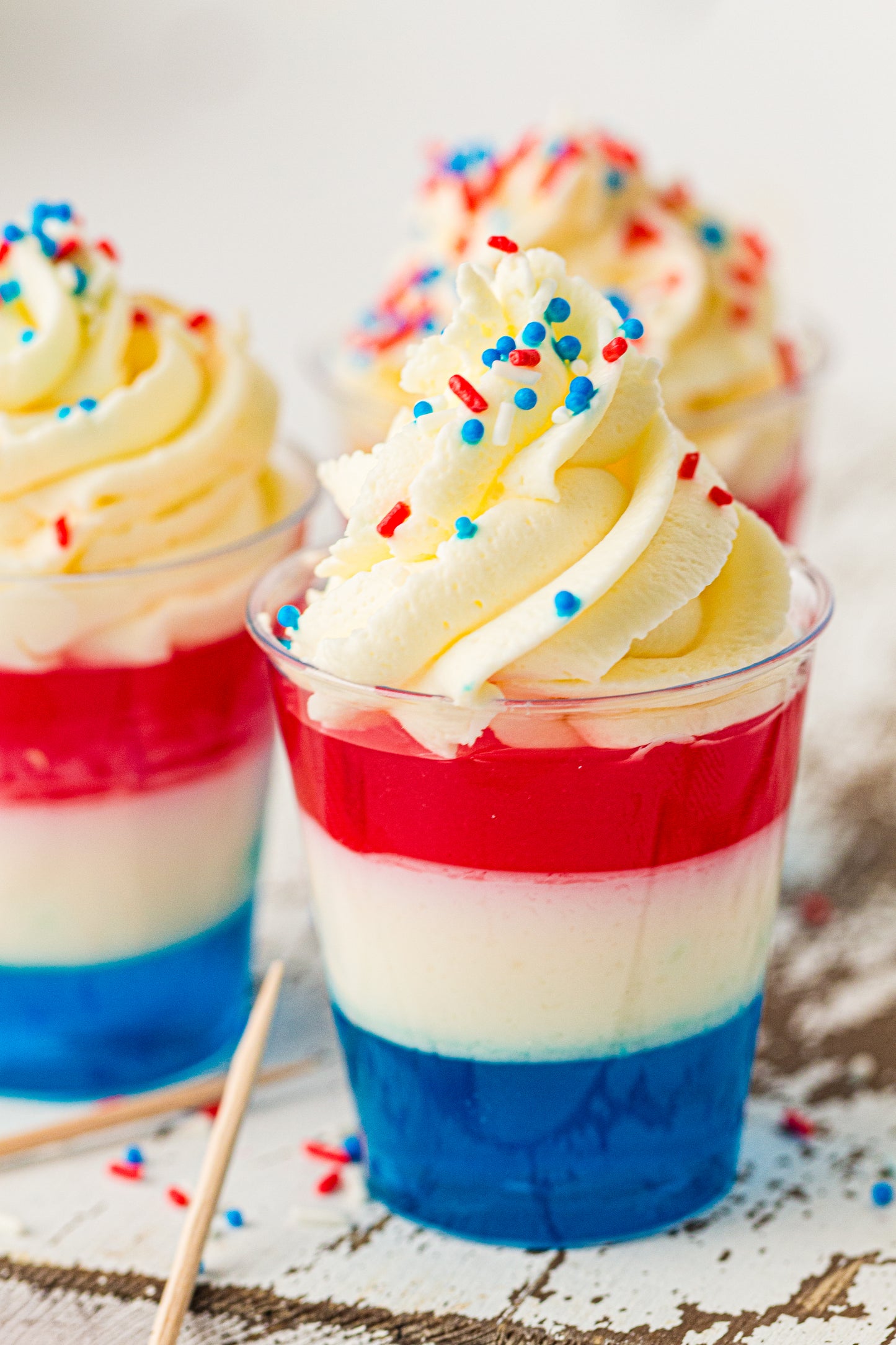 Red, White & Blue Jello Cups (Kid Friendly) – PLR Recipe