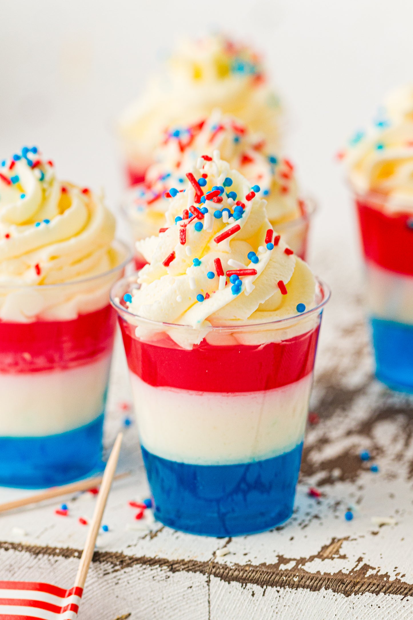 Red, White & Blue Jello Cups (Kid Friendly) – PLR Recipe