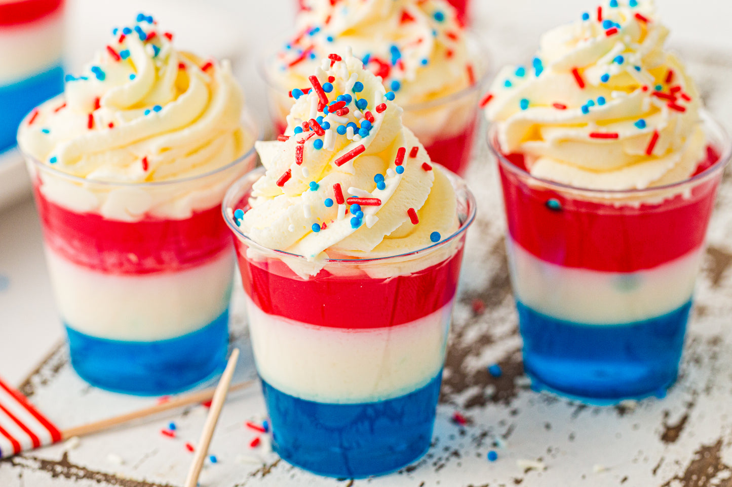 Red, White & Blue Jello Cups (Kid Friendly) – PLR Recipe