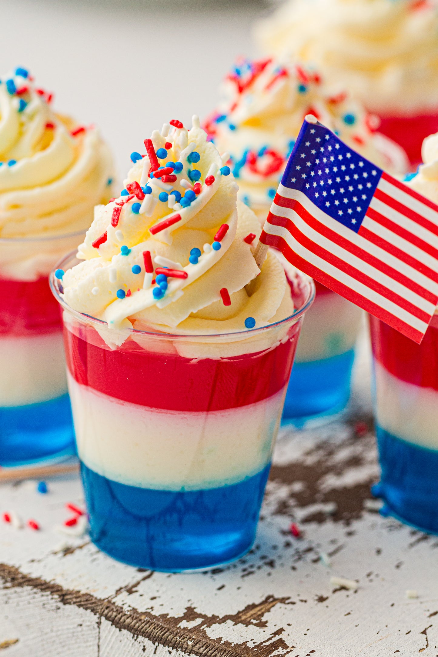 Red, White & Blue Jello Cups (Kid Friendly) – PLR Recipe
