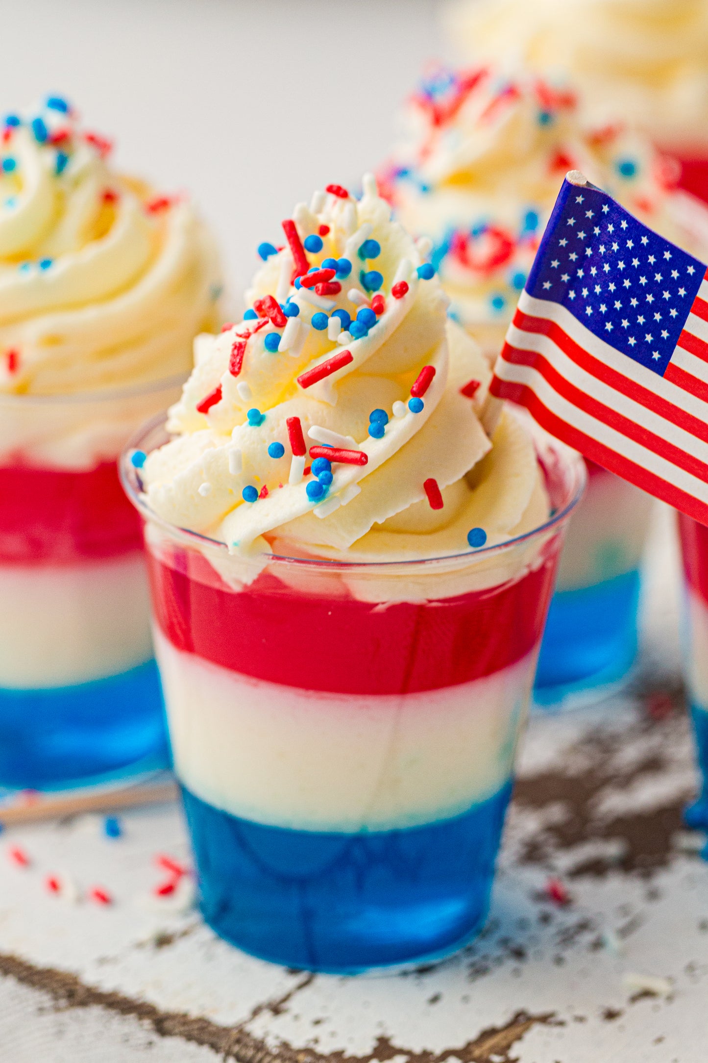 Red, White & Blue Jello Cups (Kid Friendly) – PLR Recipe