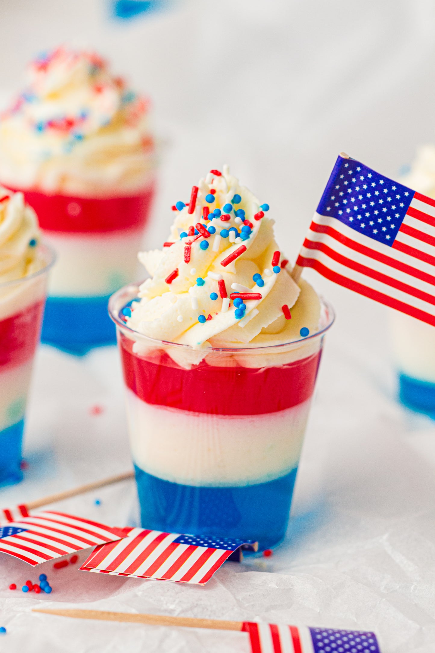 Red, White & Blue Jello Cups (Kid Friendly) – PLR Recipe