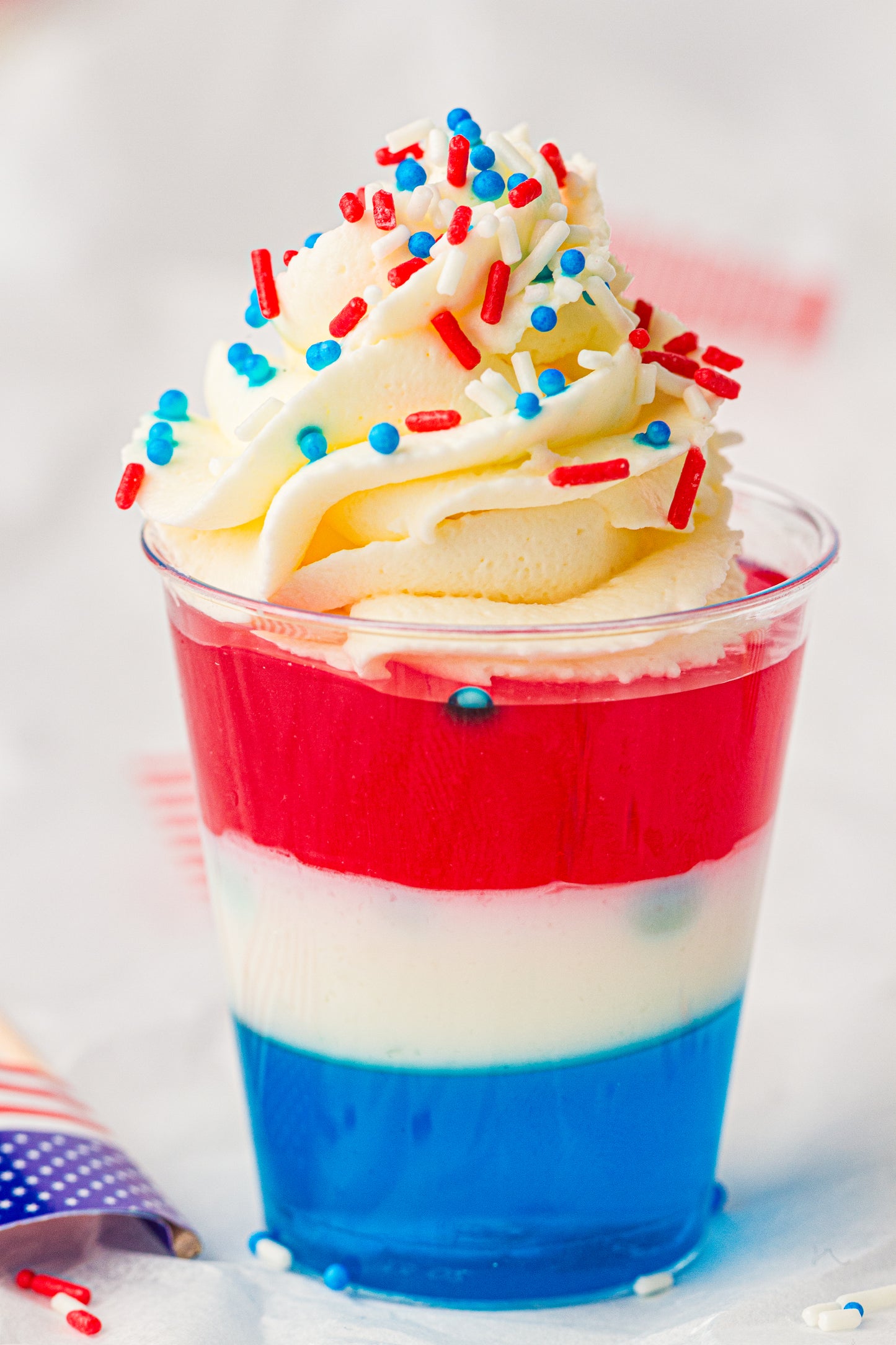 Red, White & Blue Jello Cups (Kid Friendly) – PLR Recipe