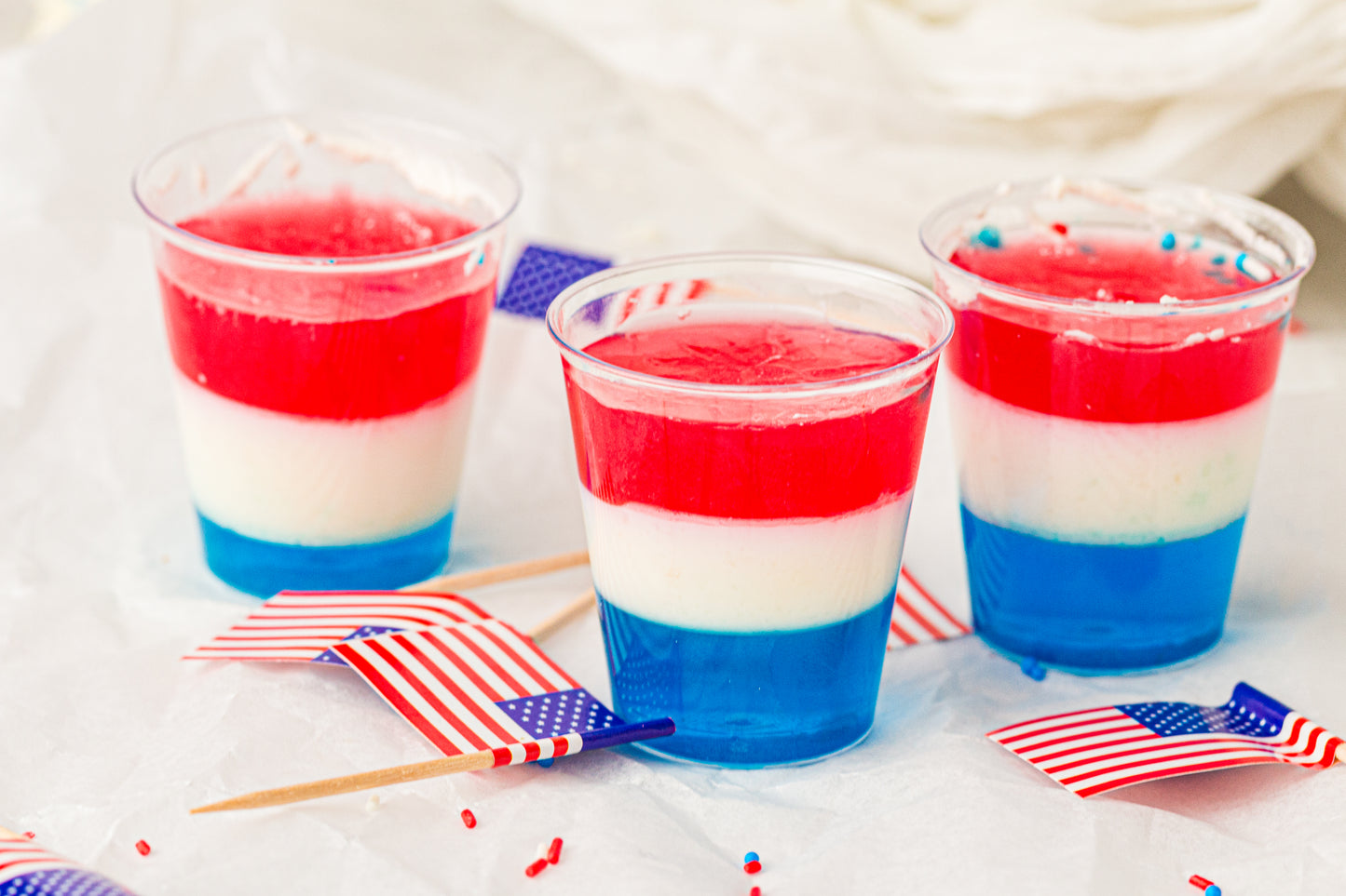 Red, White & Blue Jello Cups (Kid Friendly) – PLR Recipe