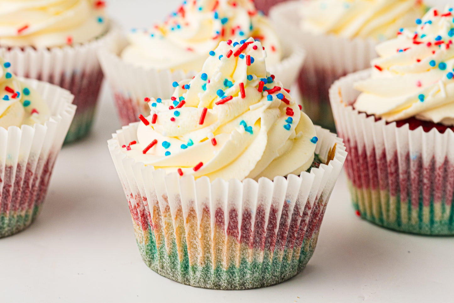 4th of July Tie-Dye Cupcakes – PLR Recipe
