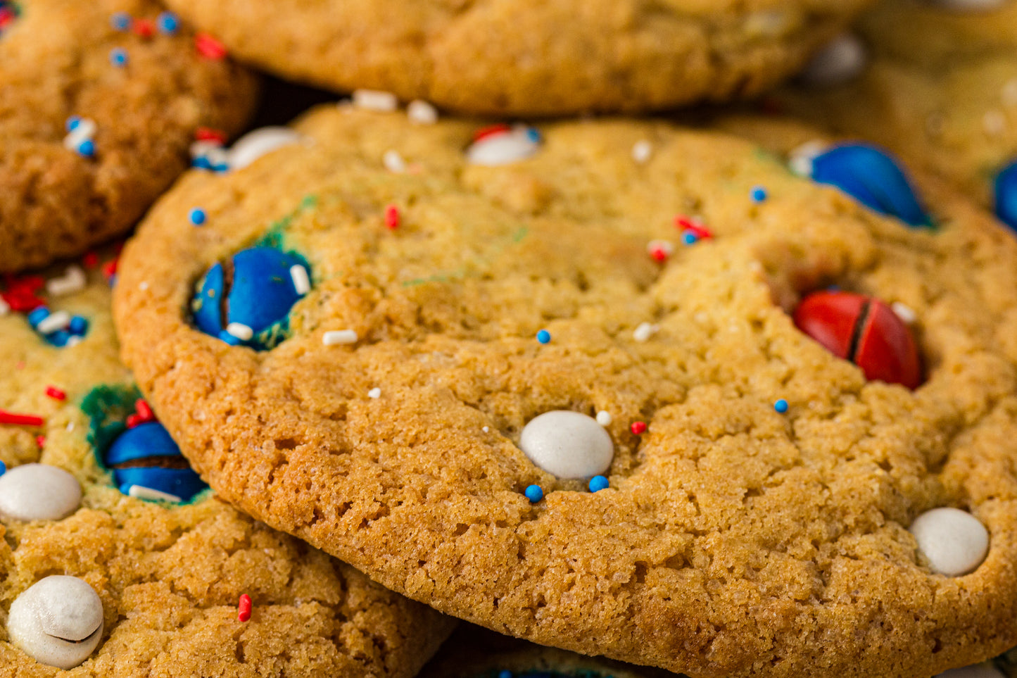 Red, White & Blue M&M Cookies – PLR Recipe