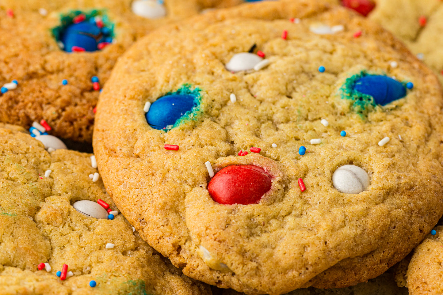 Red, White & Blue M&M Cookies – PLR Recipe