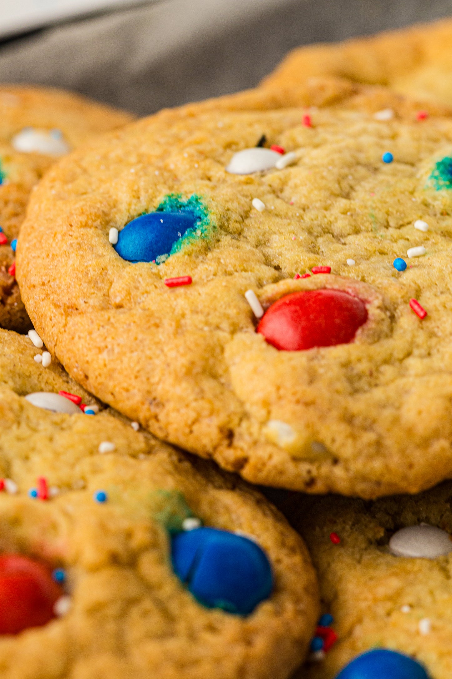 Red, White & Blue M&M Cookies – PLR Recipe