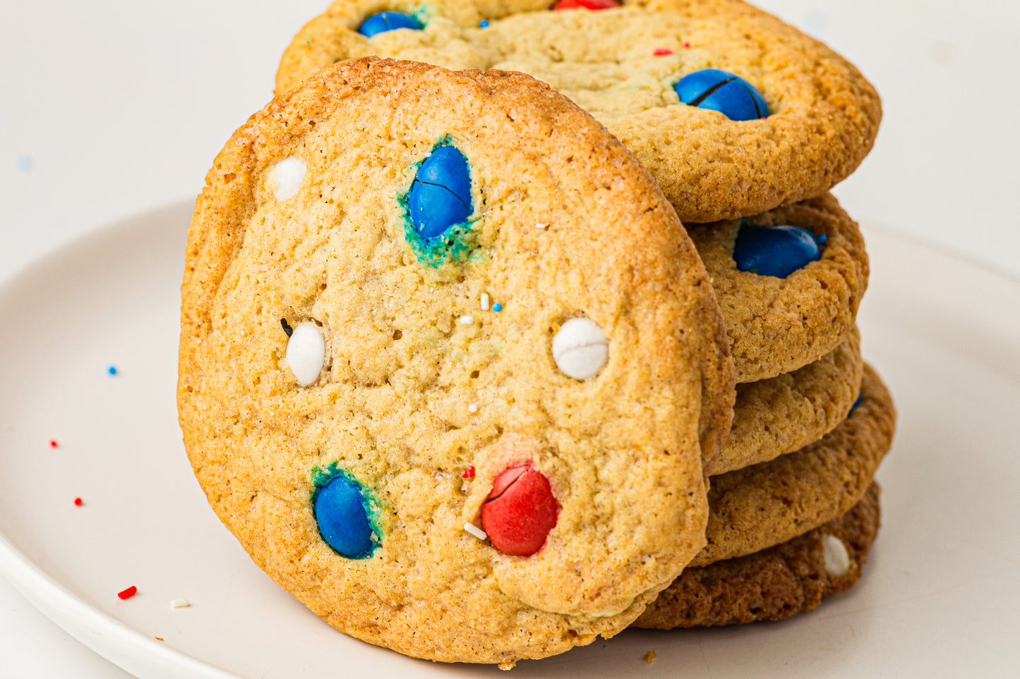 Red, White & Blue M&M Cookies – PLR Recipe