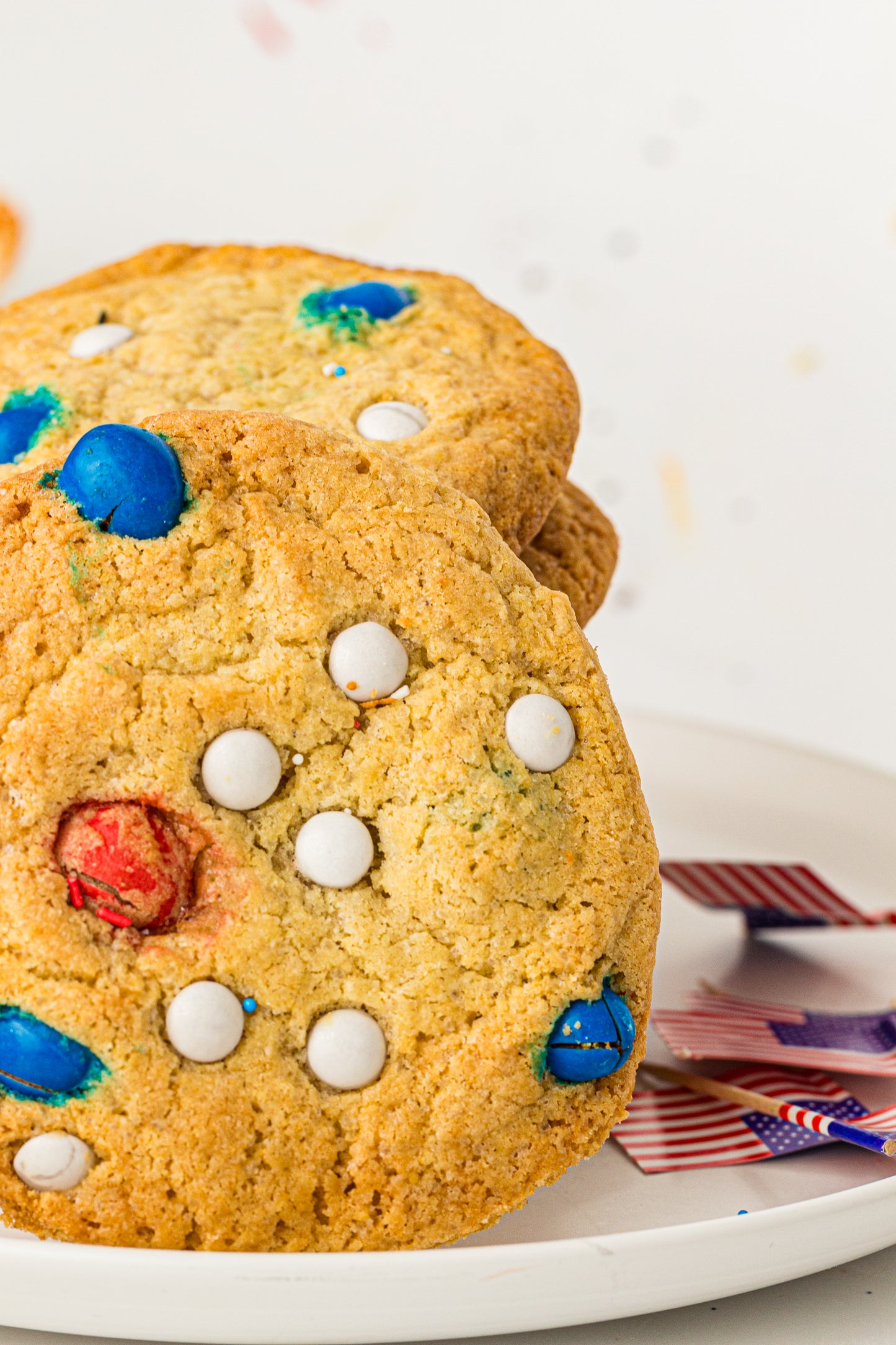 Red, White & Blue M&M Cookies – PLR Recipe
