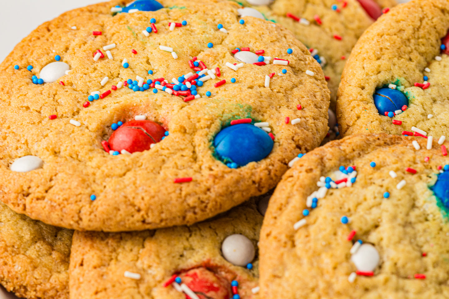 Red, White & Blue M&M Cookies – PLR Recipe