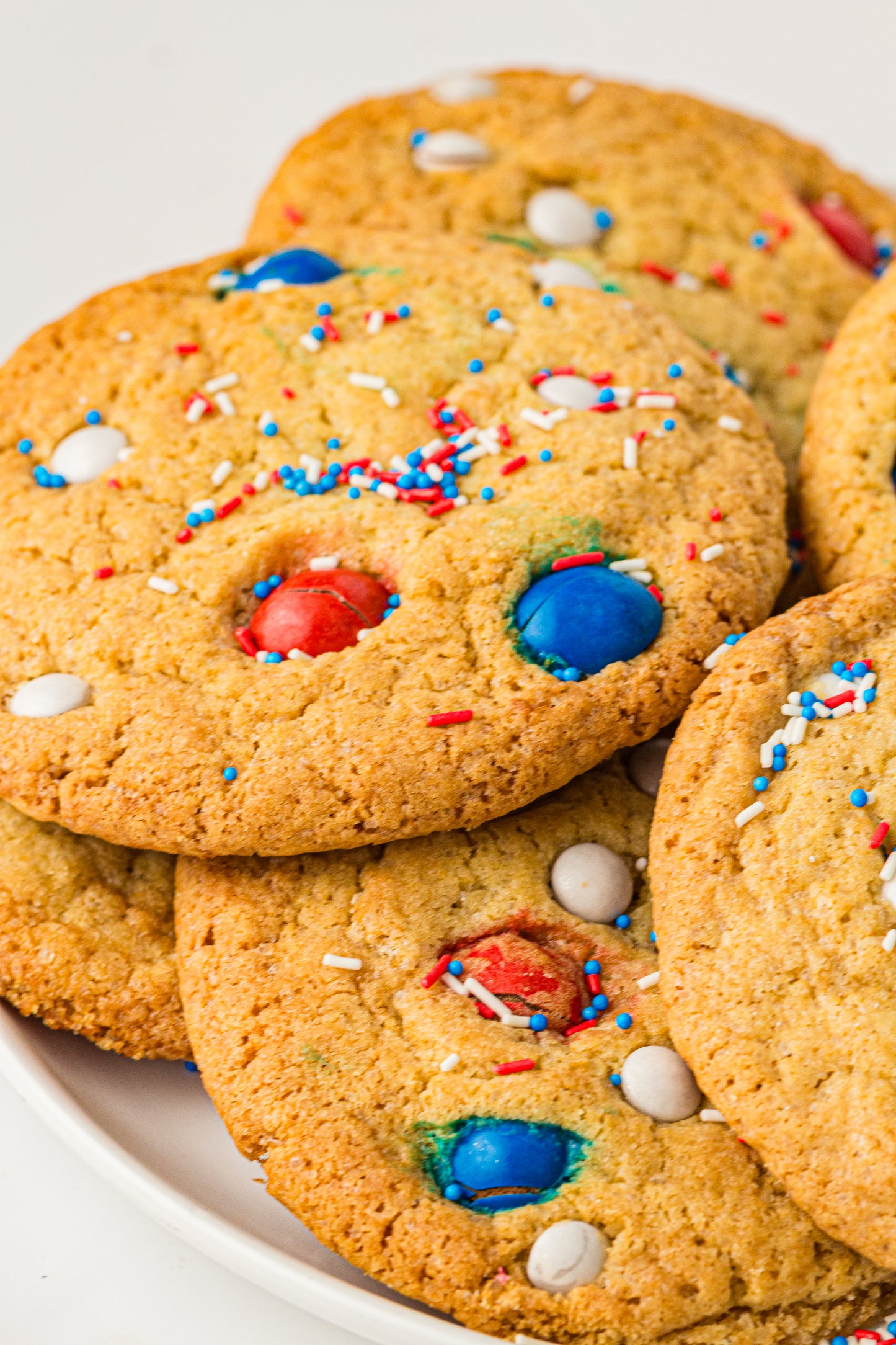 Red, White & Blue M&M Cookies – PLR Recipe