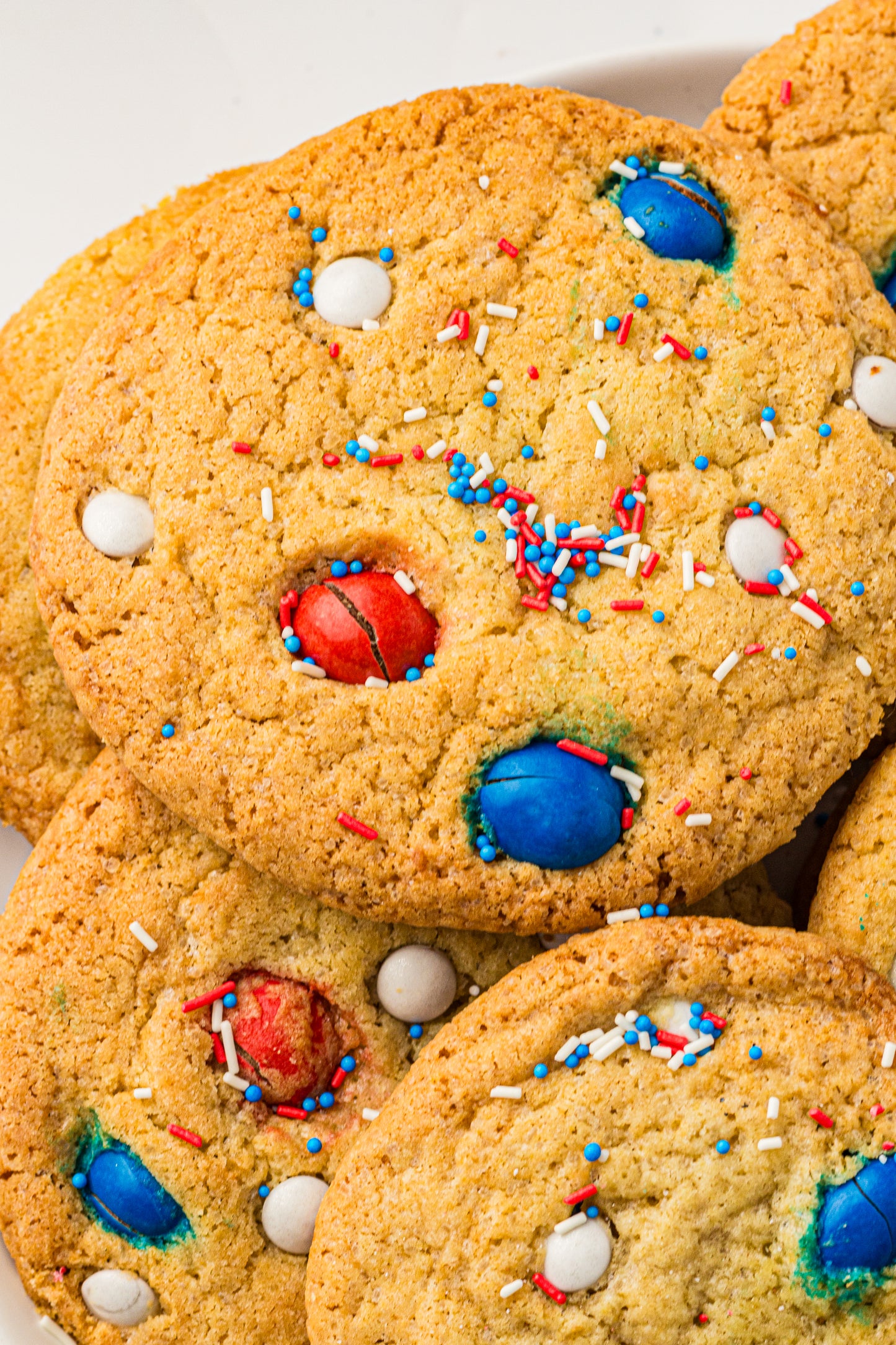 Red, White & Blue M&M Cookies – PLR Recipe