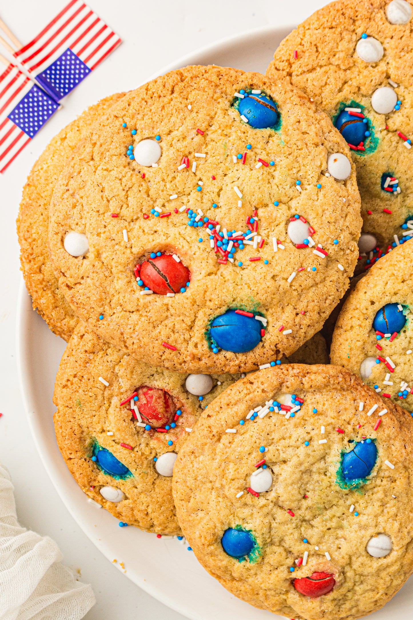 Red, White & Blue M&M Cookies – PLR Recipe