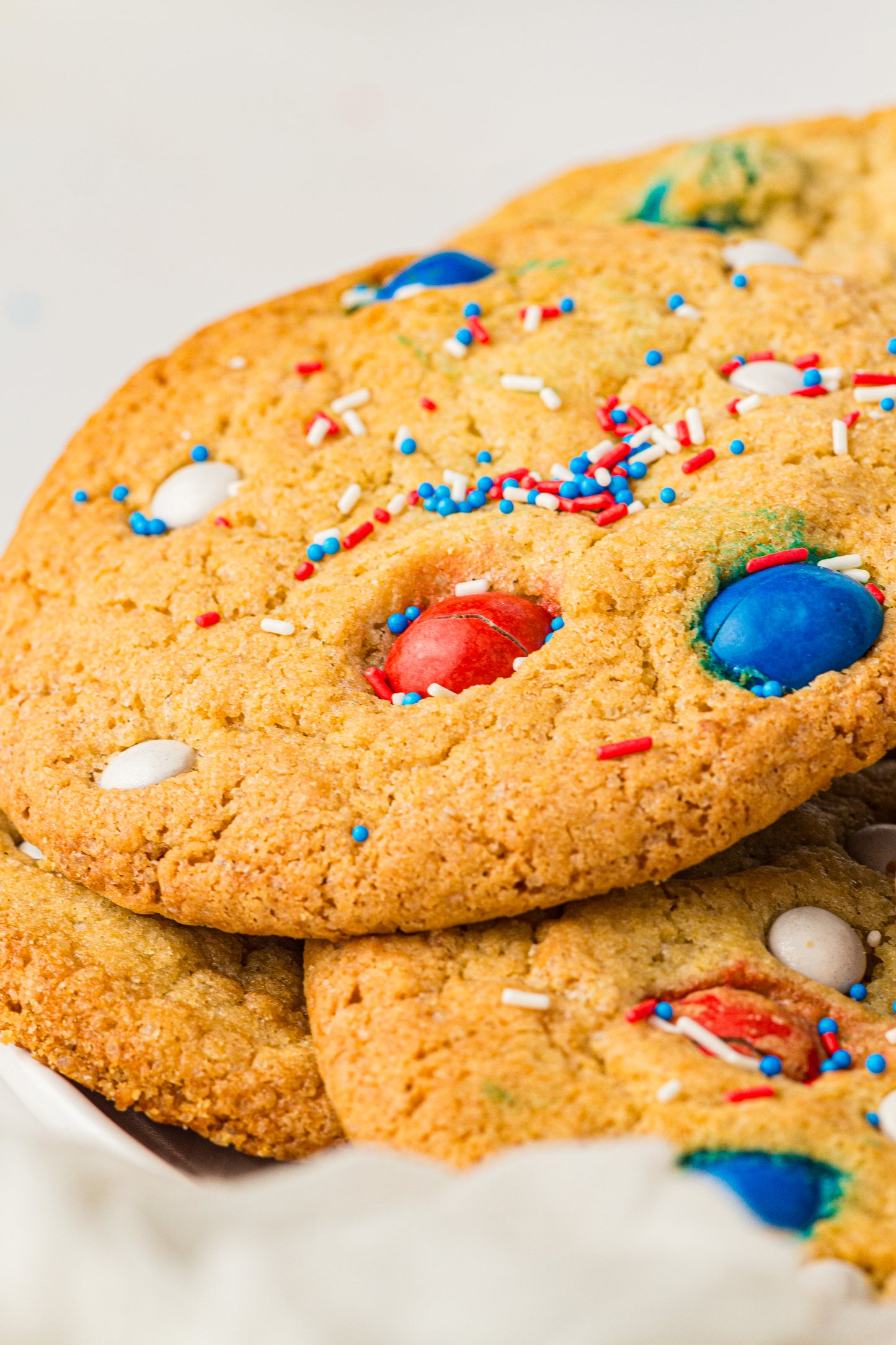 Red, White & Blue M&M Cookies – PLR Recipe