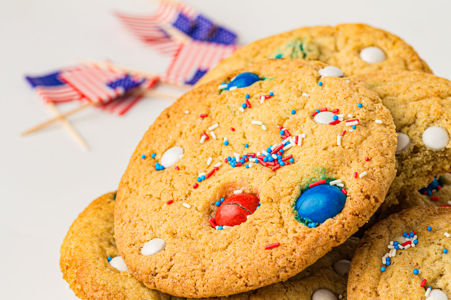 Red, White & Blue M&M Cookies – PLR Recipe