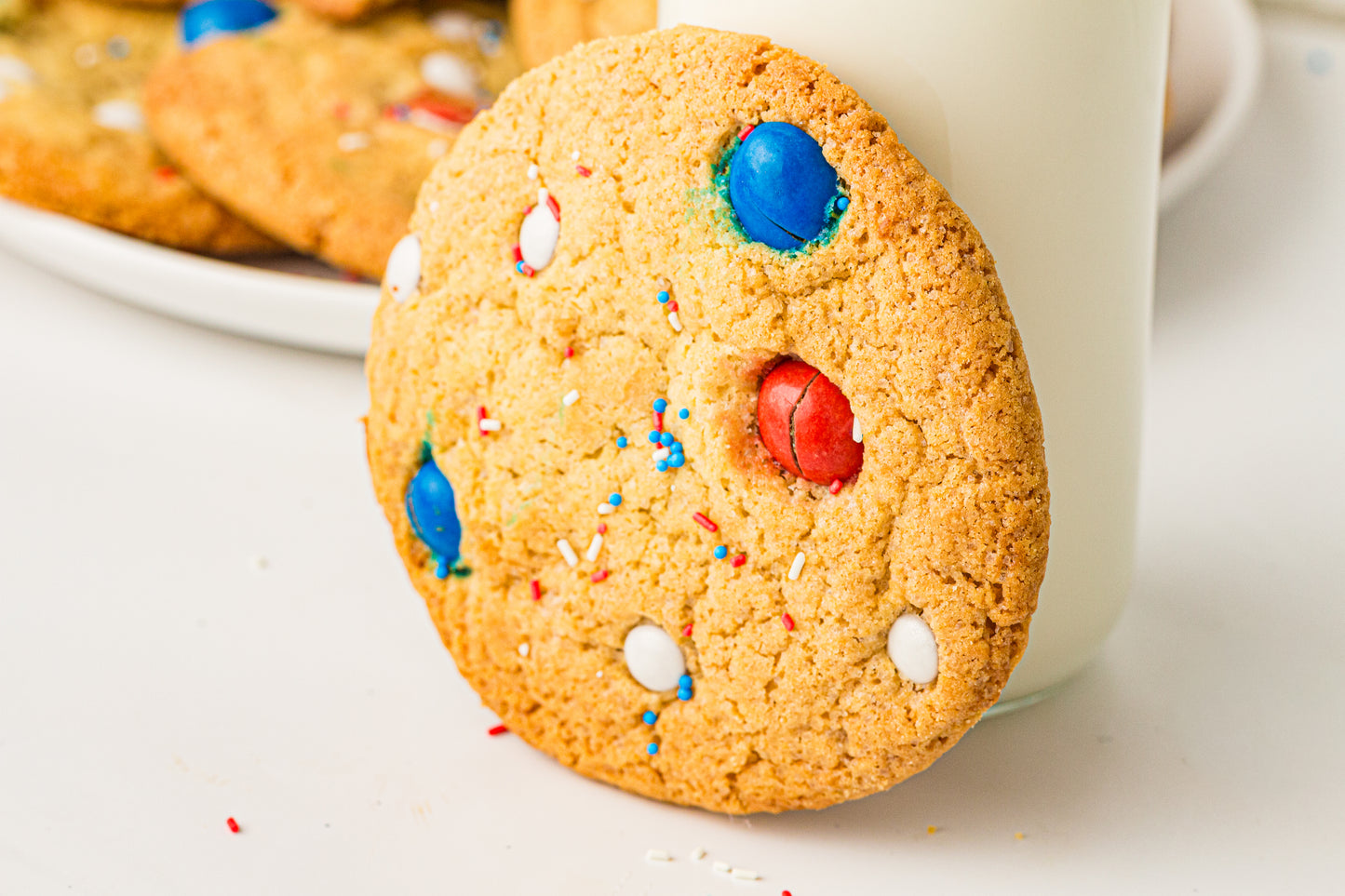 Red, White & Blue M&M Cookies – PLR Recipe