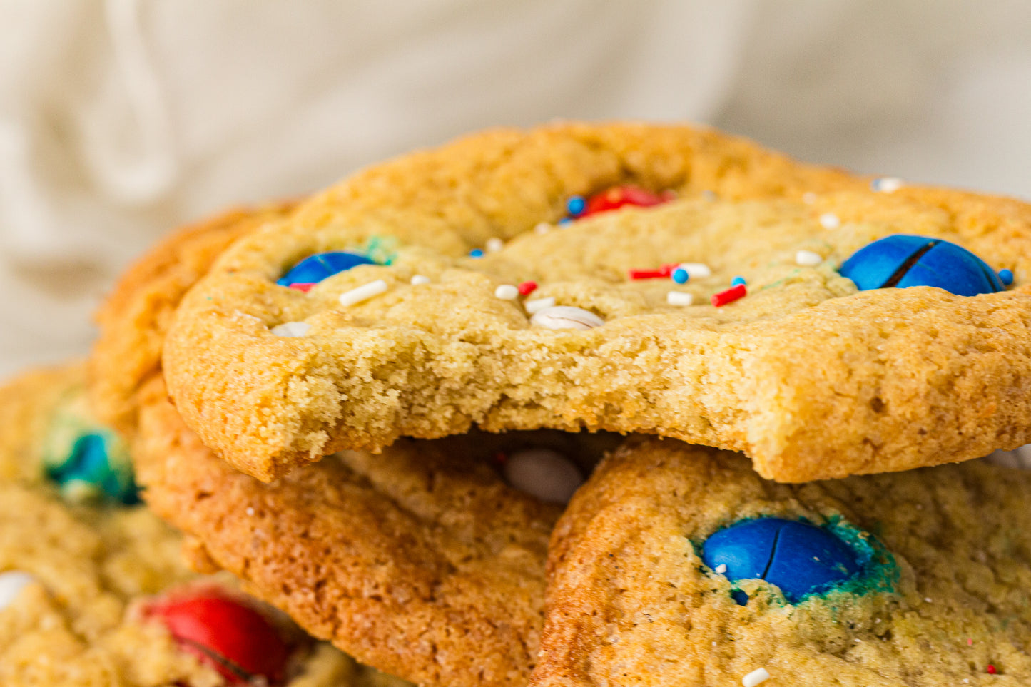 Red, White & Blue M&M Cookies – PLR Recipe