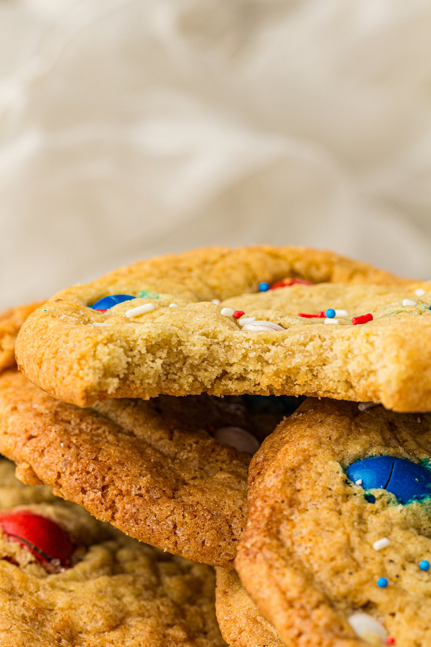 Red, White & Blue M&M Cookies – PLR Recipe