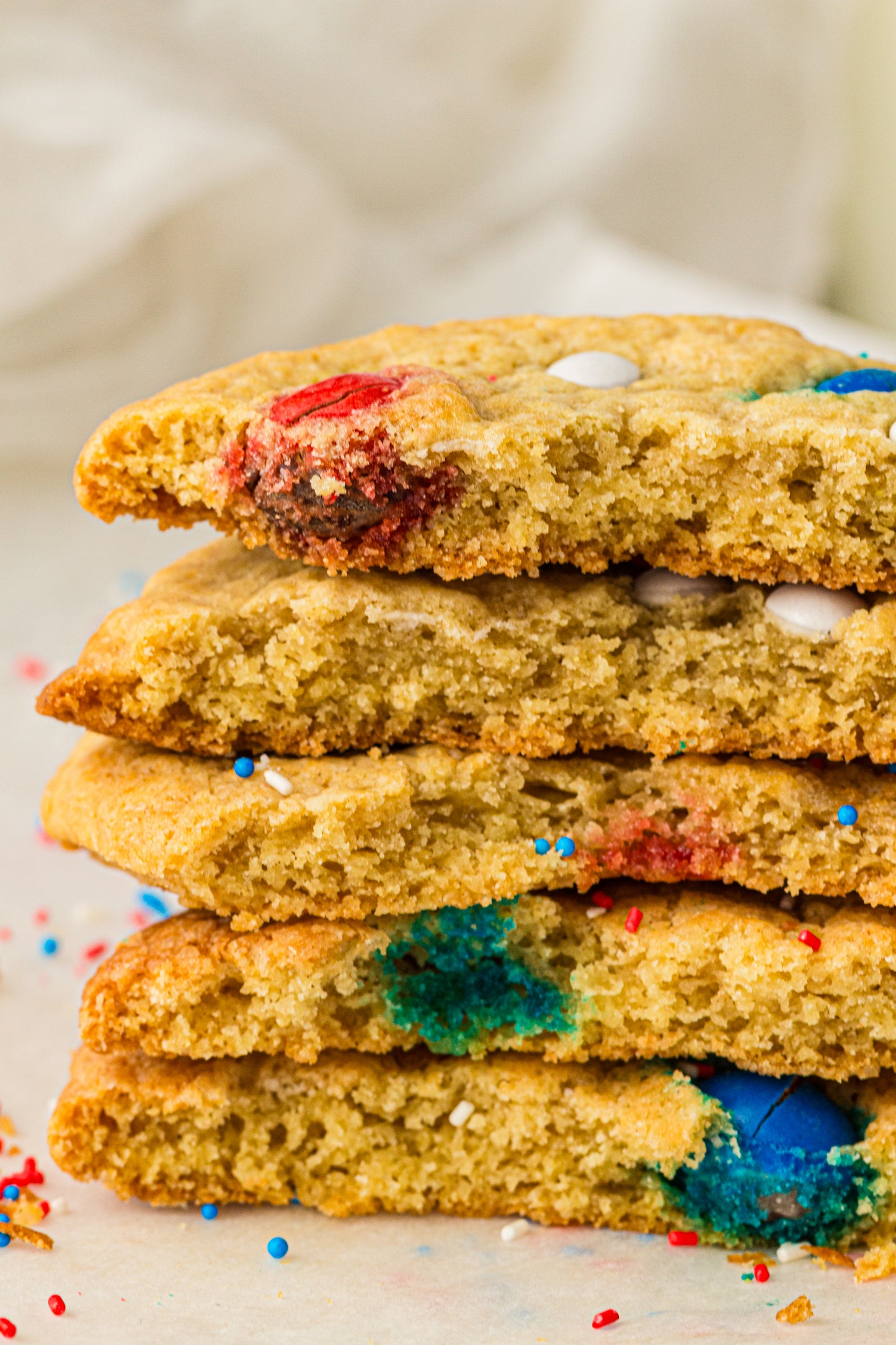 Red, White & Blue M&M Cookies – PLR Recipe