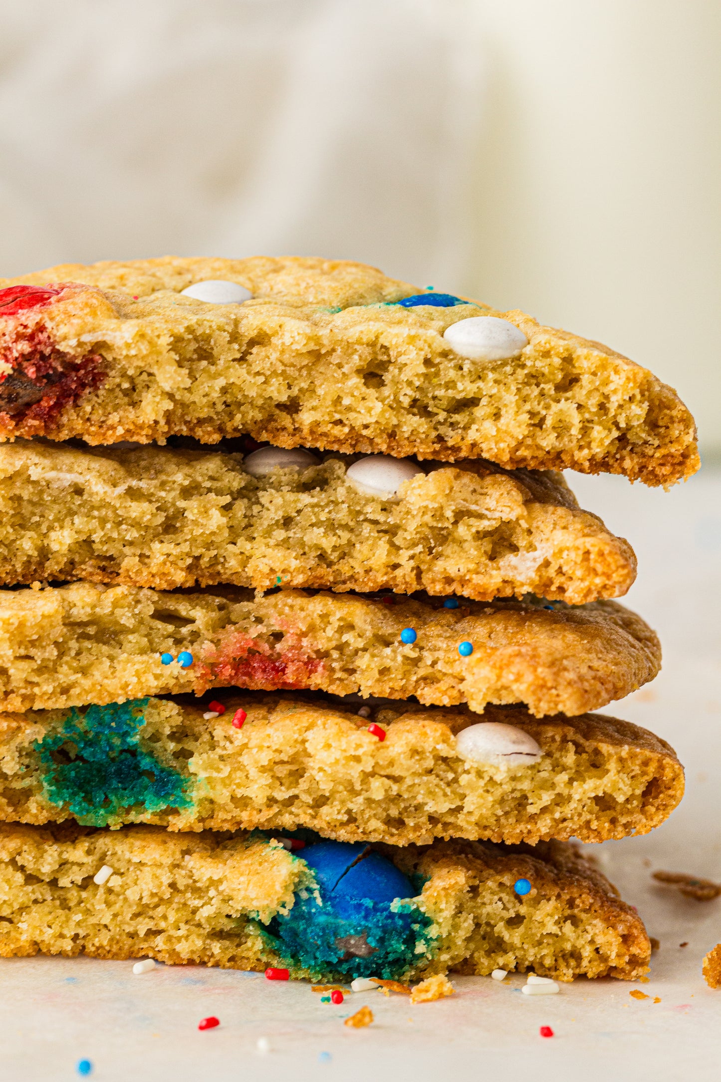 Red, White & Blue M&M Cookies – PLR Recipe
