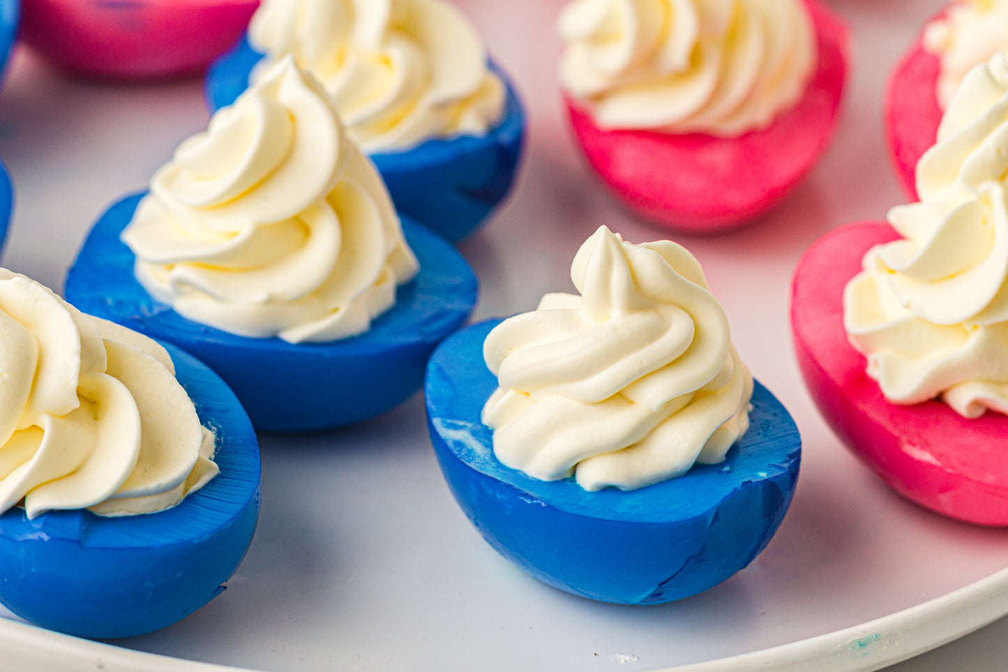 Red, White & Blue Hard-Boiled Eggs – PLR Recipe