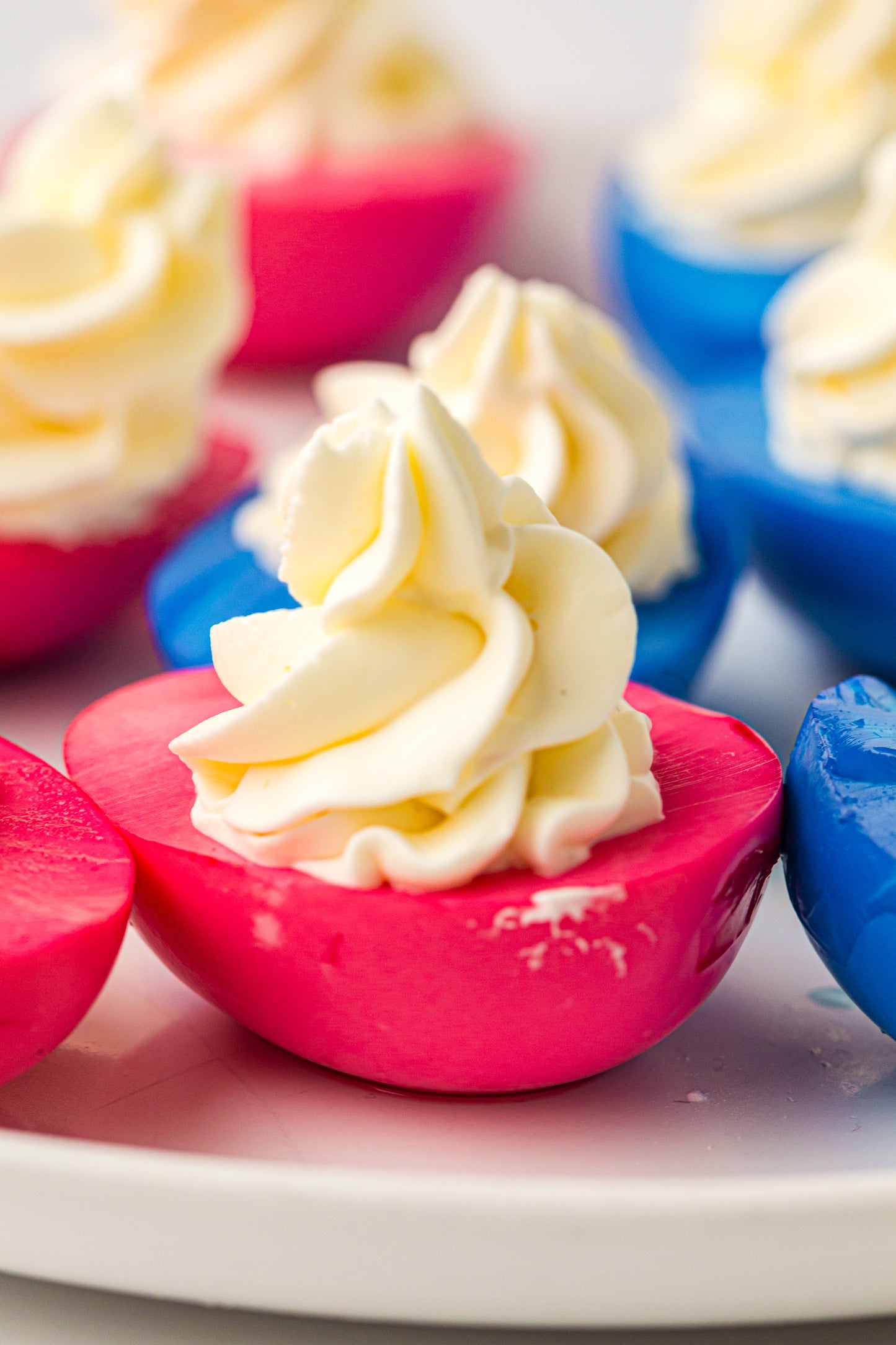 Red, White & Blue Hard-Boiled Eggs – PLR Recipe