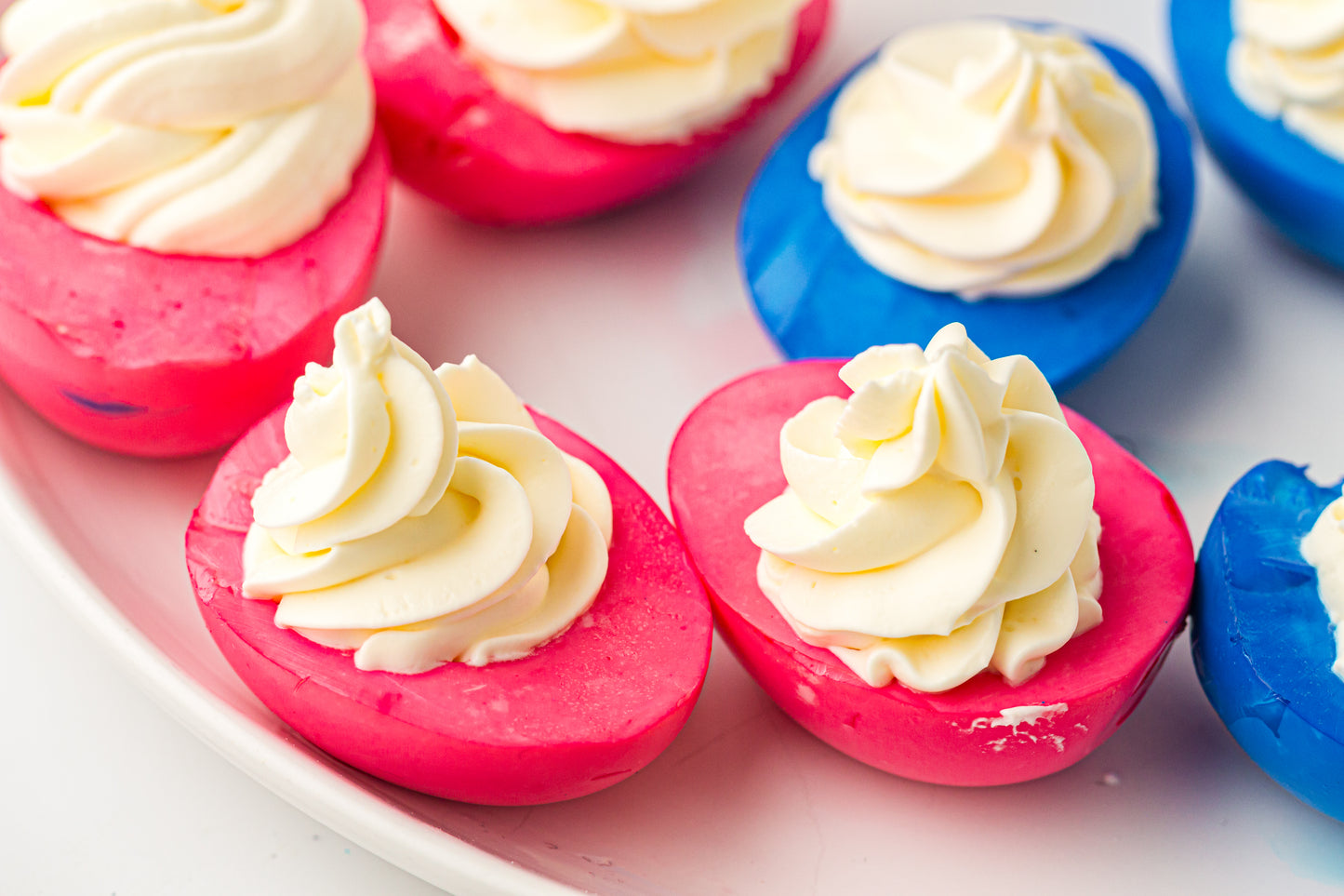 Red, White & Blue Hard-Boiled Eggs – PLR Recipe