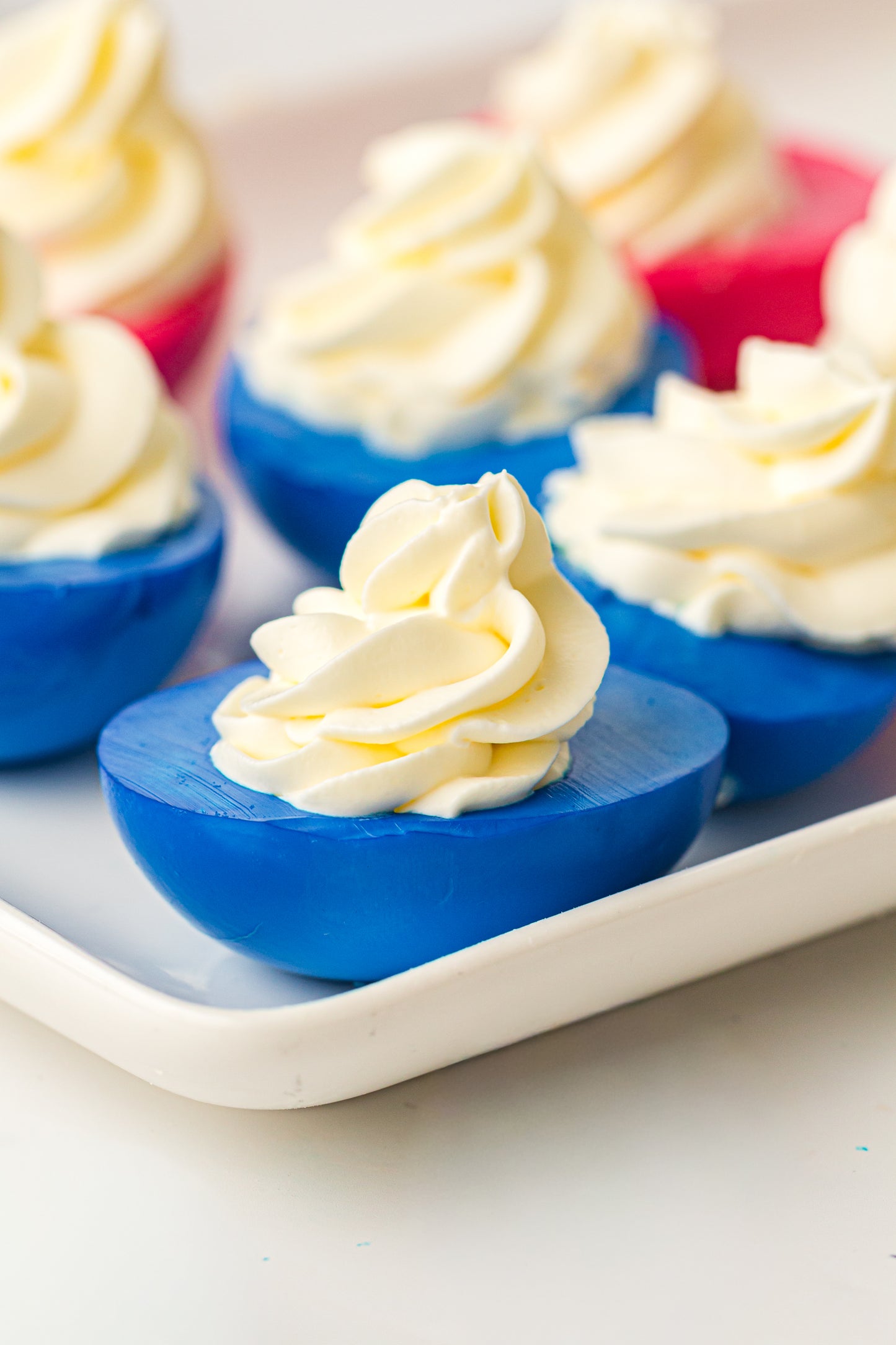 Red, White & Blue Hard-Boiled Eggs – PLR Recipe