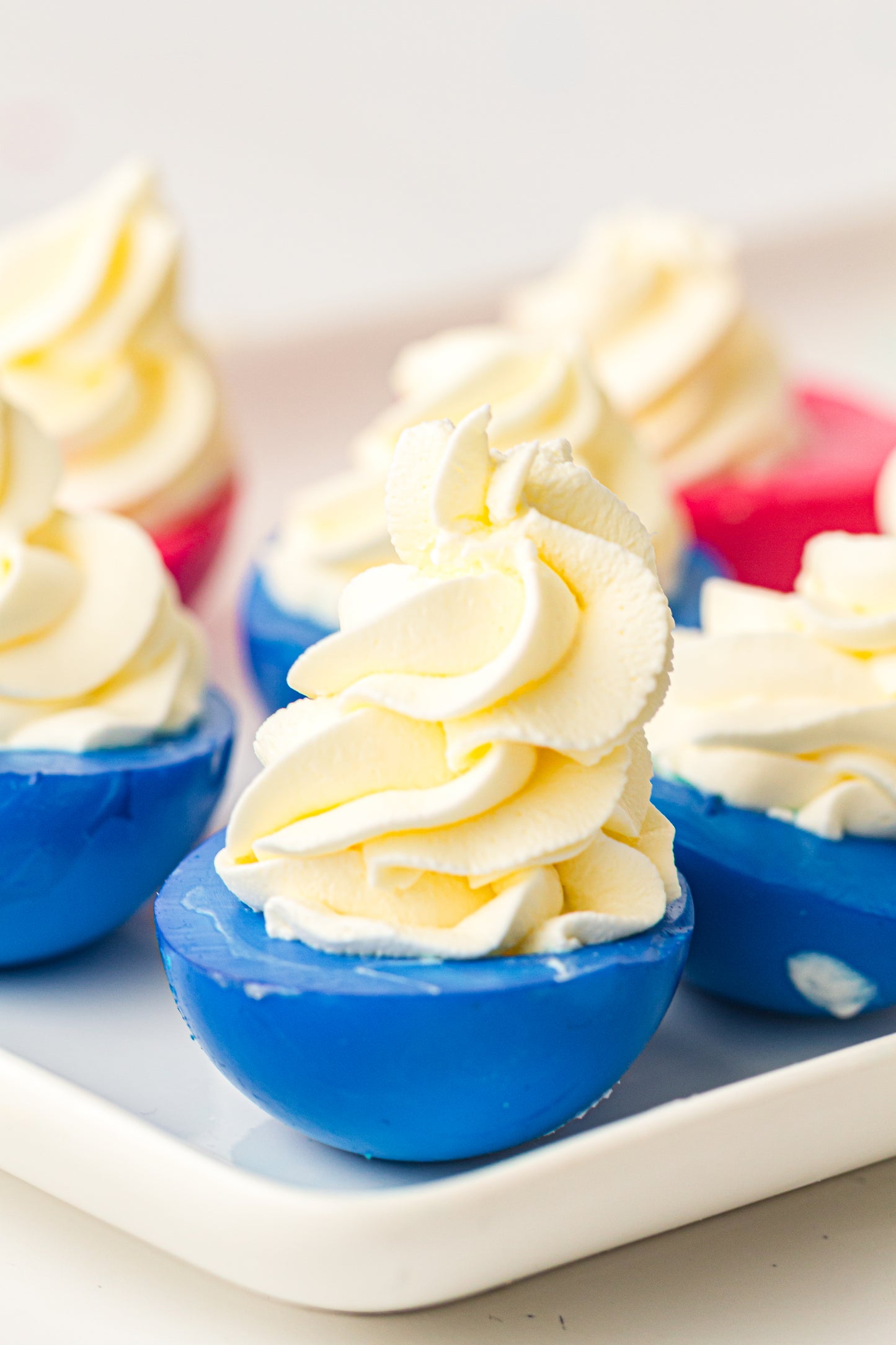 Red, White & Blue Hard-Boiled Eggs – PLR Recipe